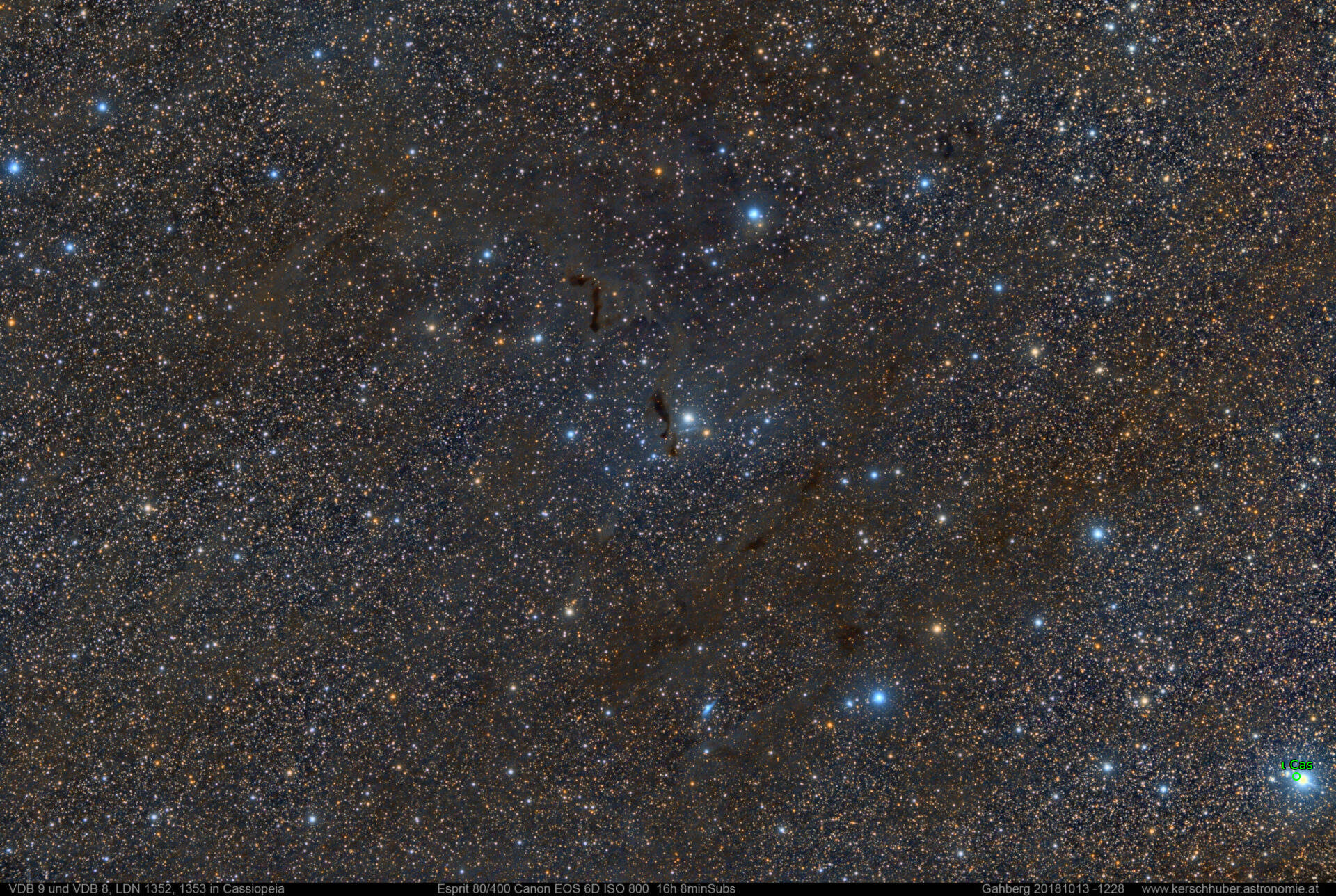 Sternkarten-Overlay (Astrometry.net)