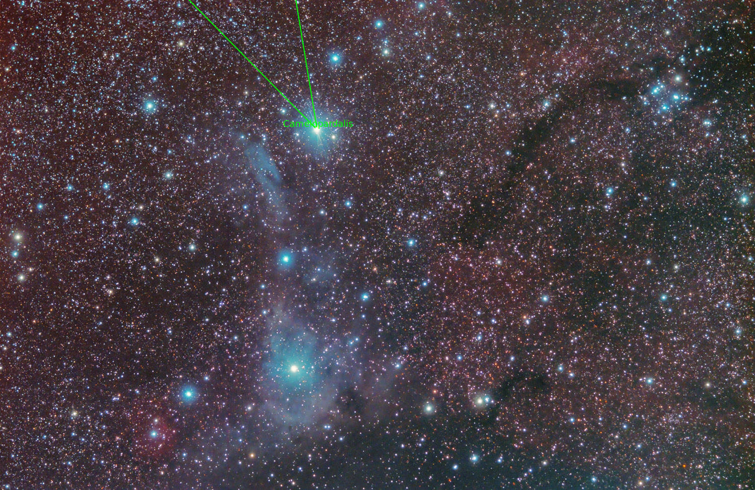Sternkarten-Overlay (Astrometry.net)