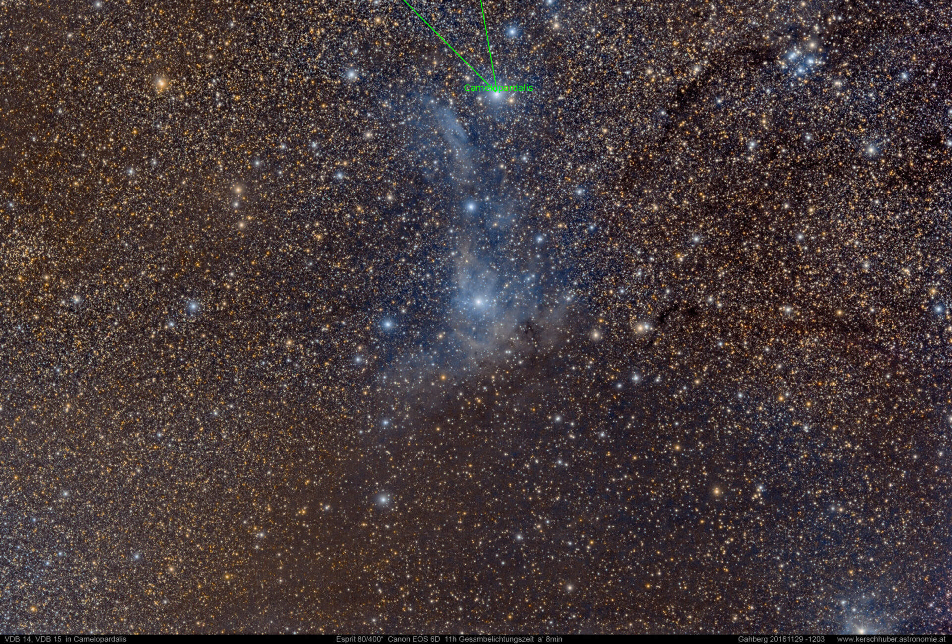 Sternkarten-Overlay (Astrometry.net)