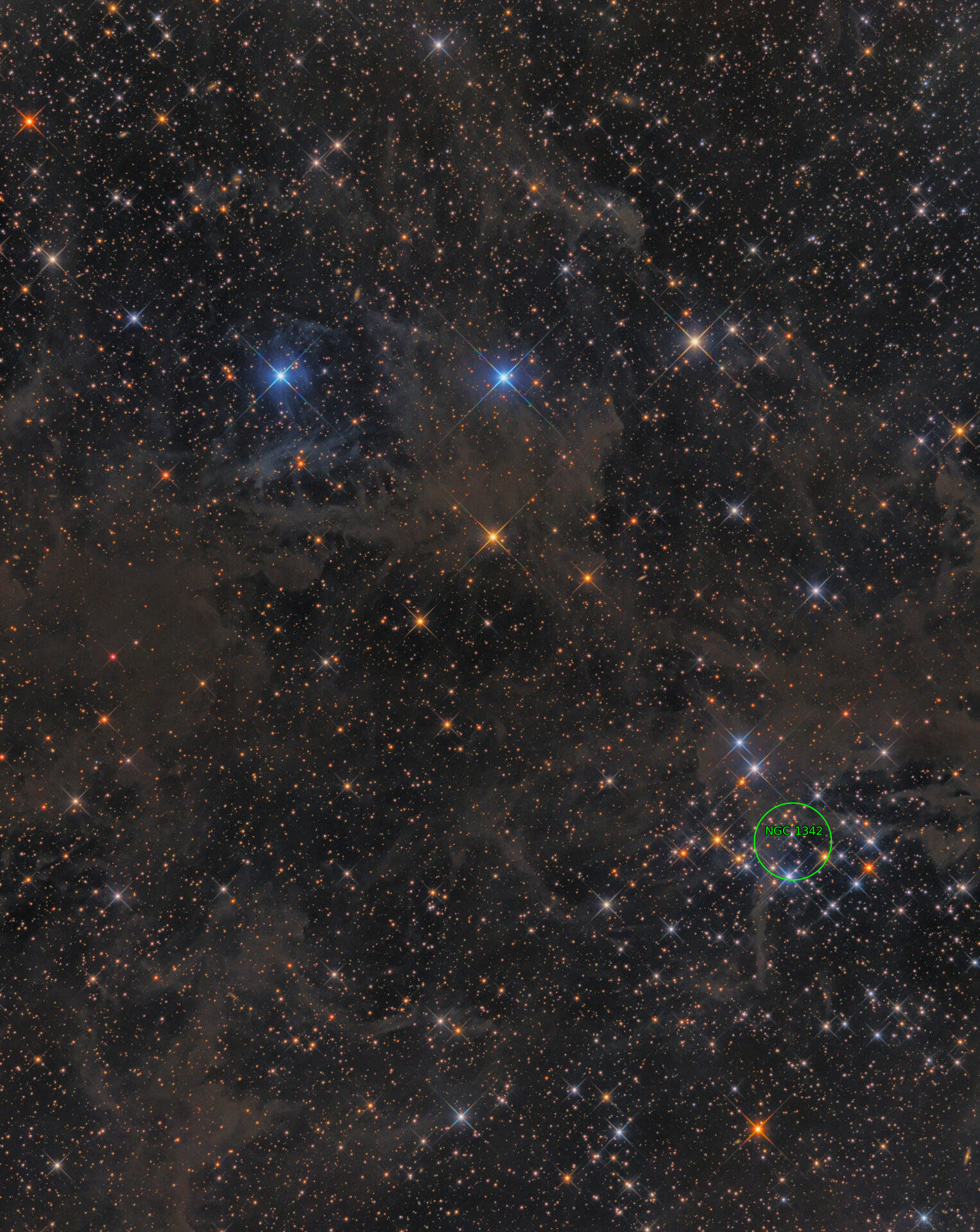 Sternkarten-Overlay (Astrometry.net)