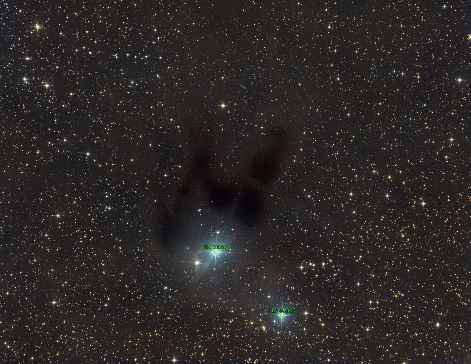 Sternkarten-Overlay (Astrometry.net)