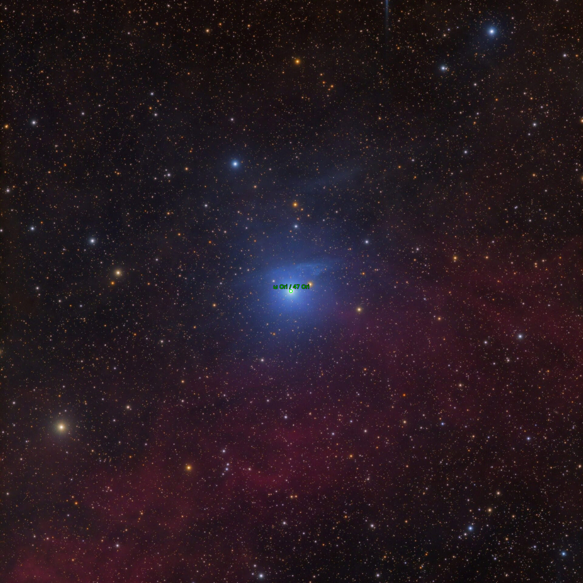 Sternkarten-Overlay (Astrometry.net)
