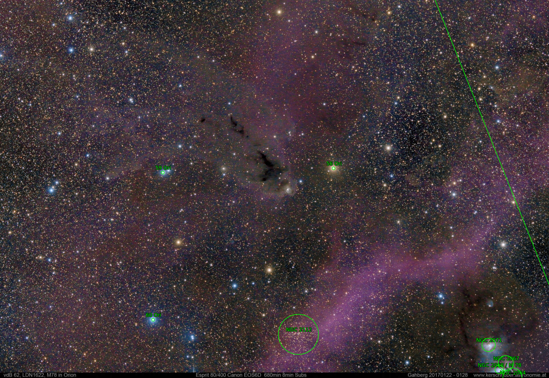Sternkarten-Overlay (Astrometry.net)