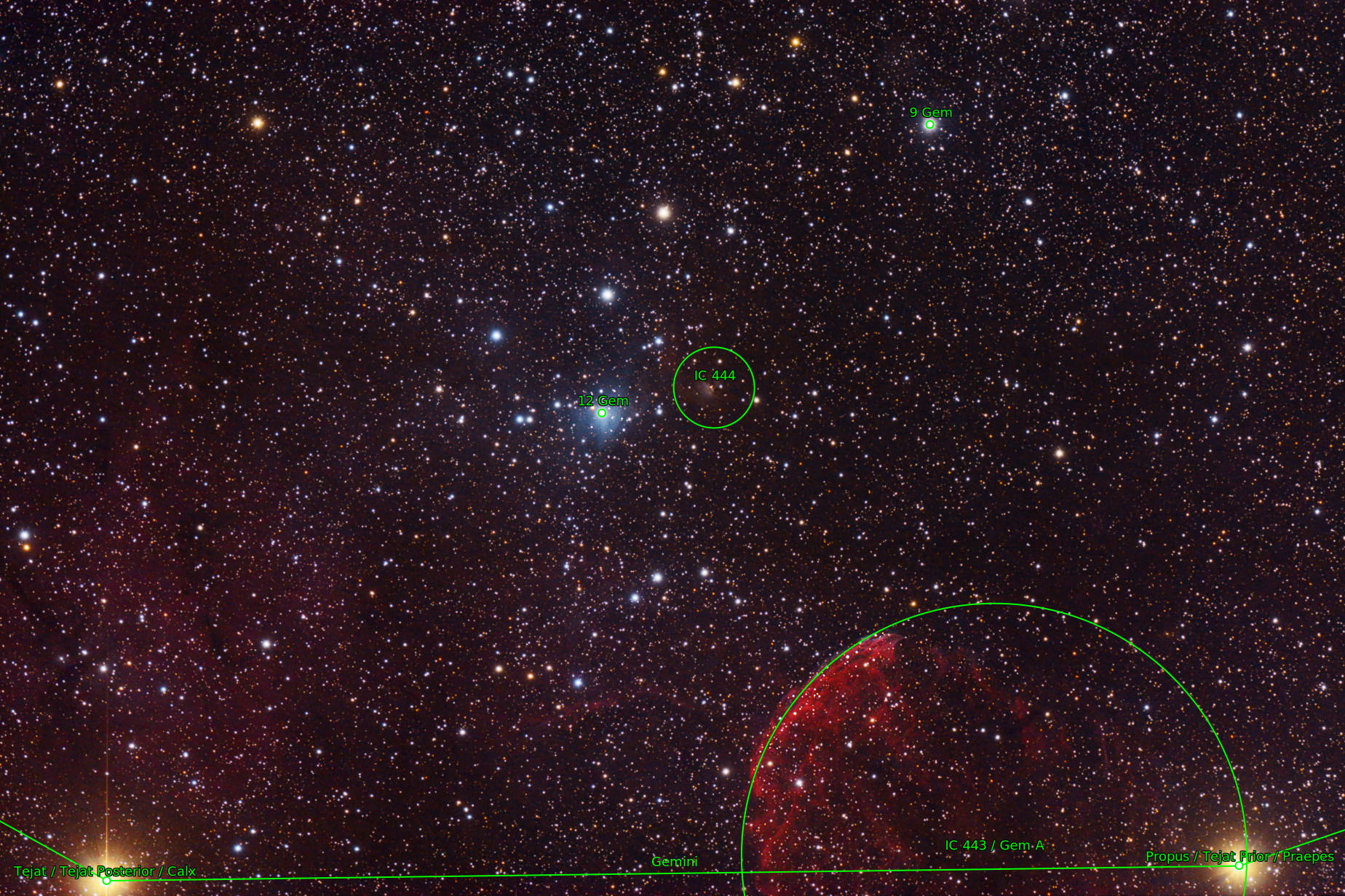 Sternkarten-Overlay (Astrometry.net)