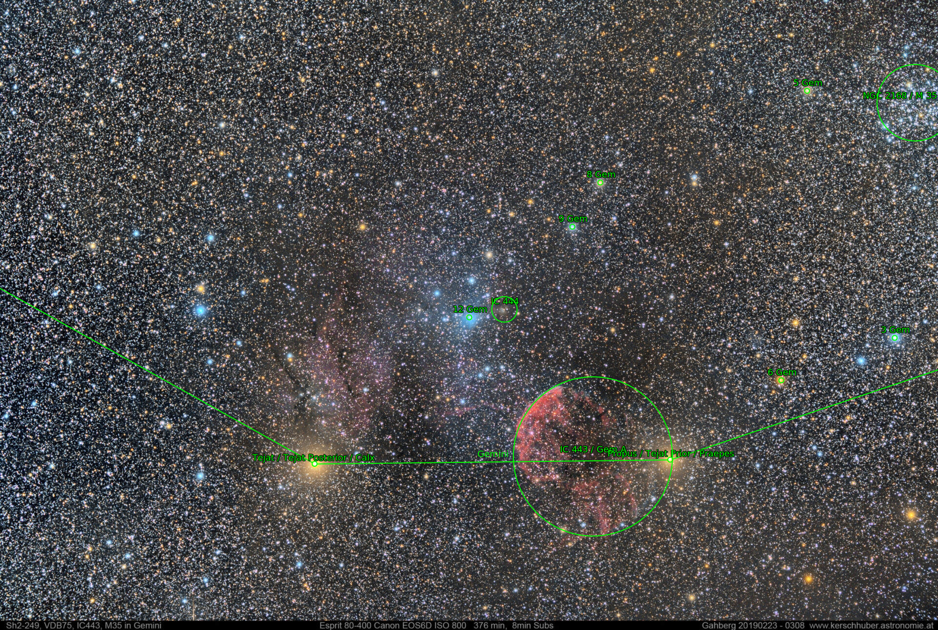 Sternkarten-Overlay (Astrometry.net)