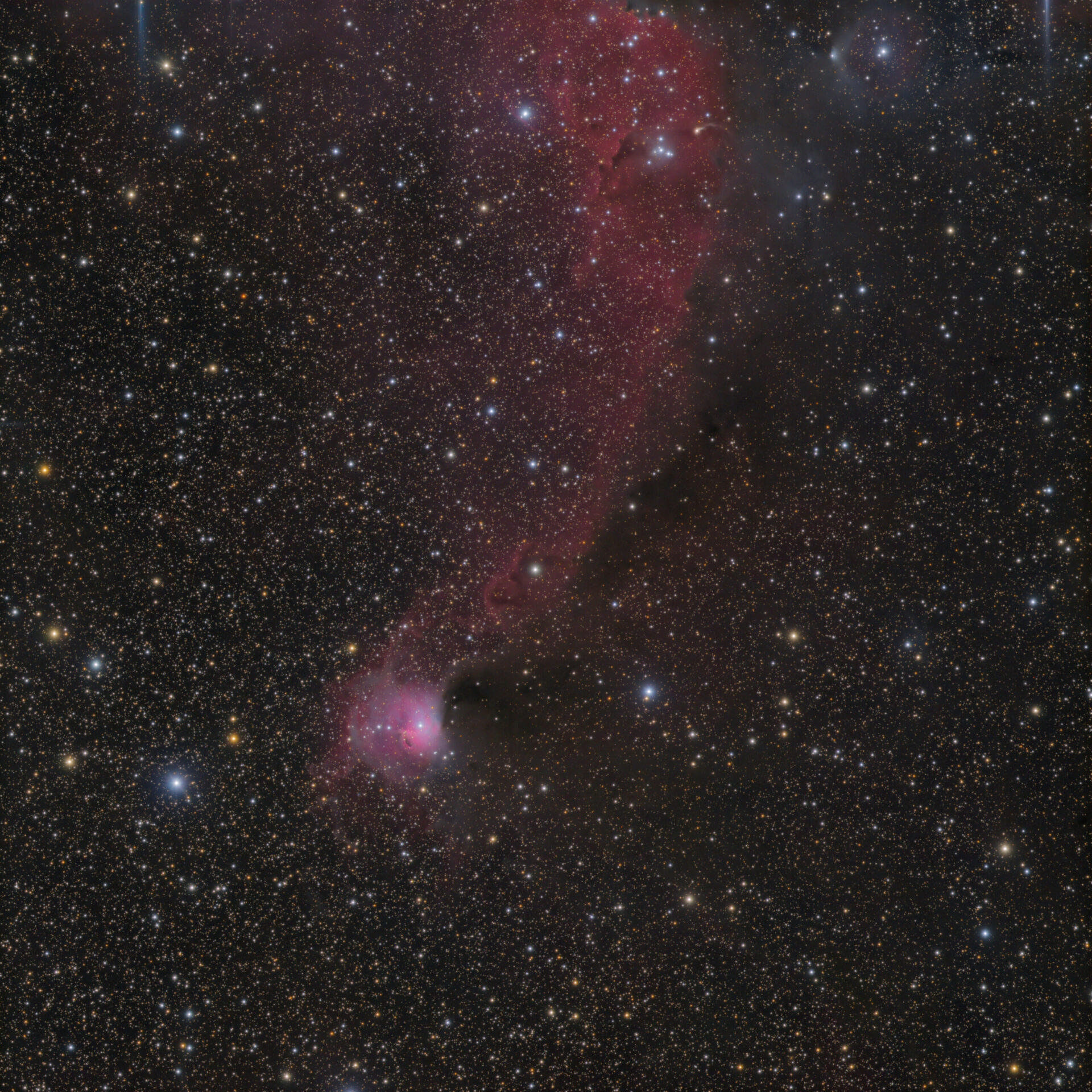 Sternkarten-Overlay (Astrometry.net)
