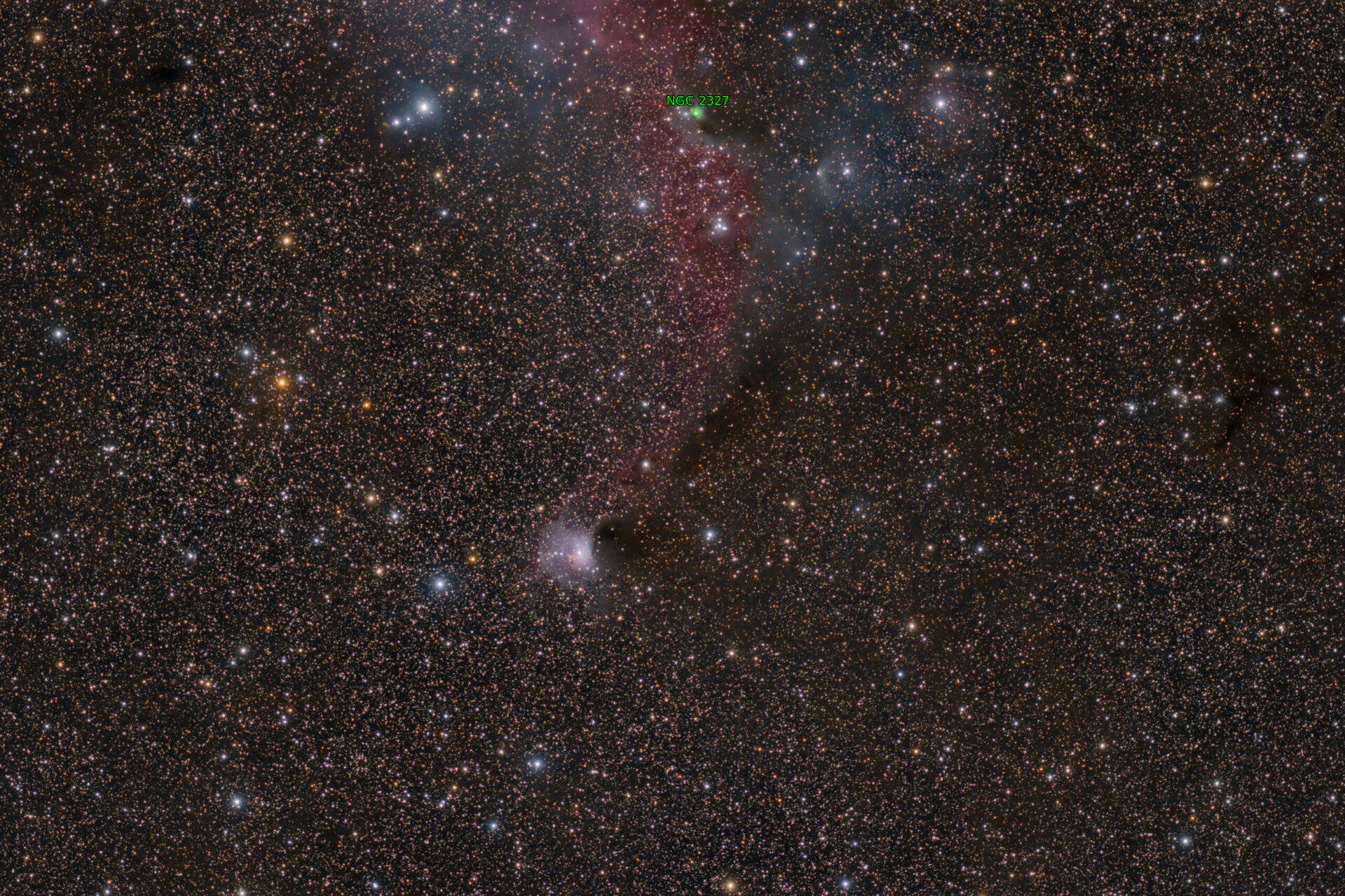 Sternkarten-Overlay (Astrometry.net)