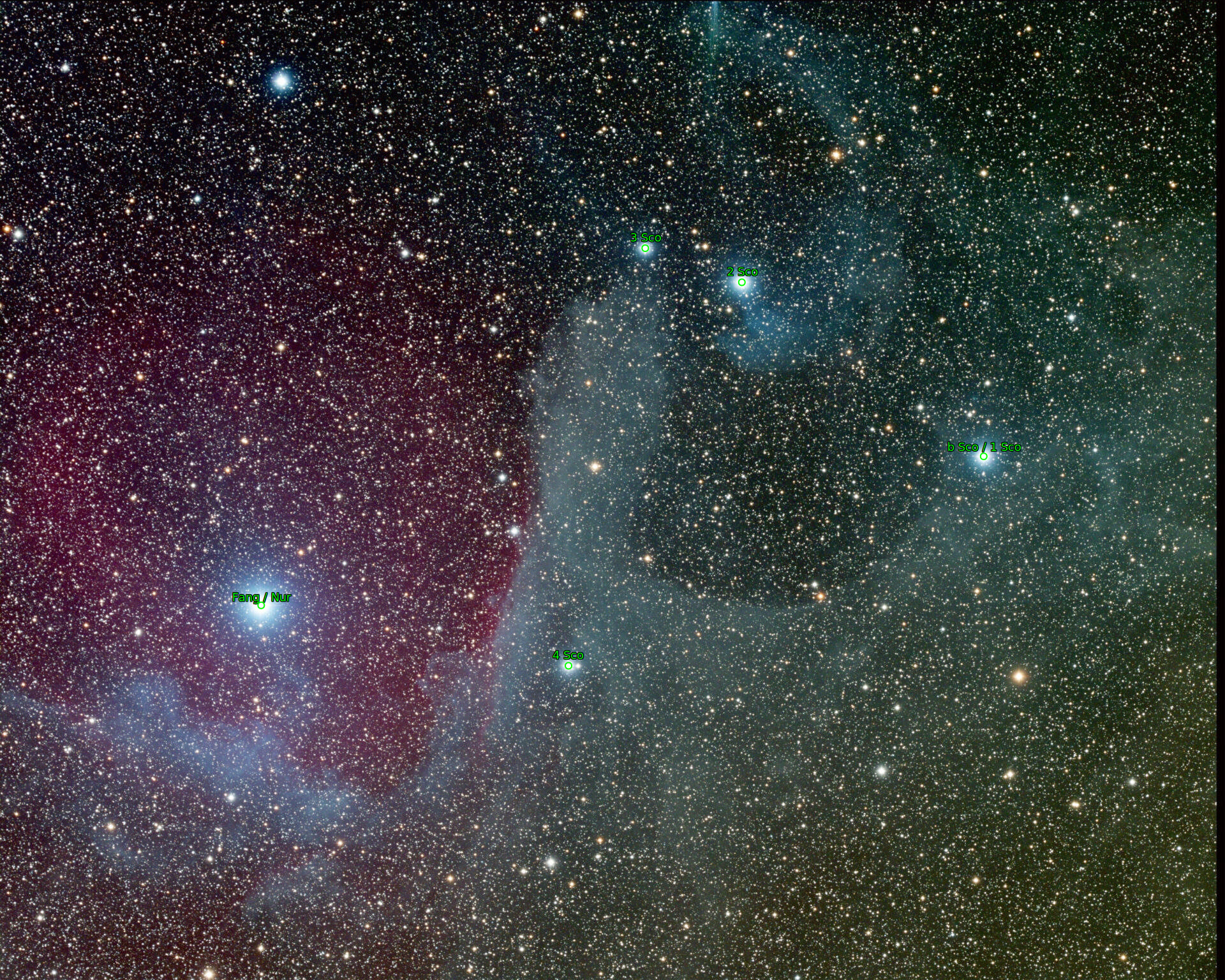 Sternkarten-Overlay (Astrometry.net)
