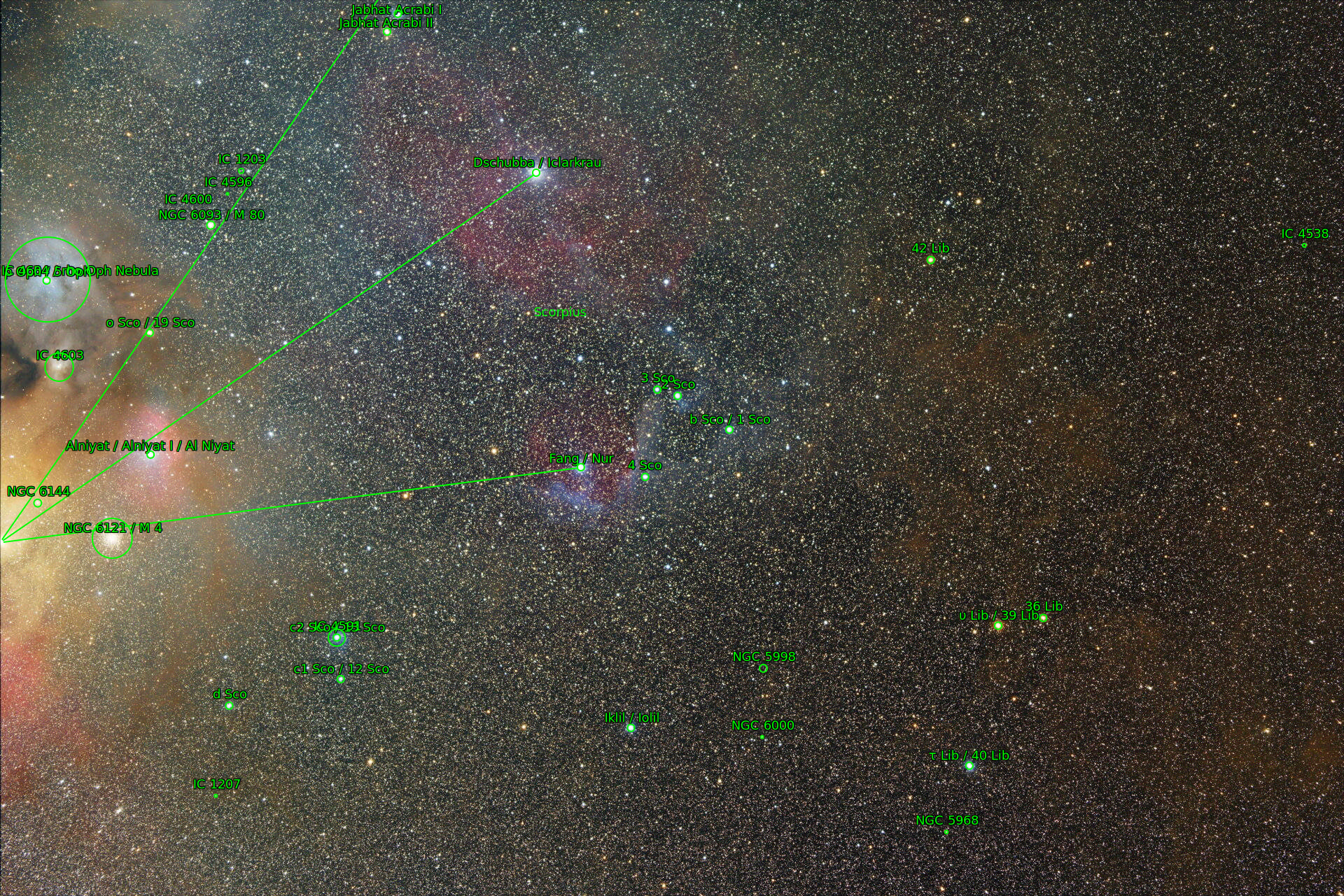 Sternkarten-Overlay (Astrometry.net)