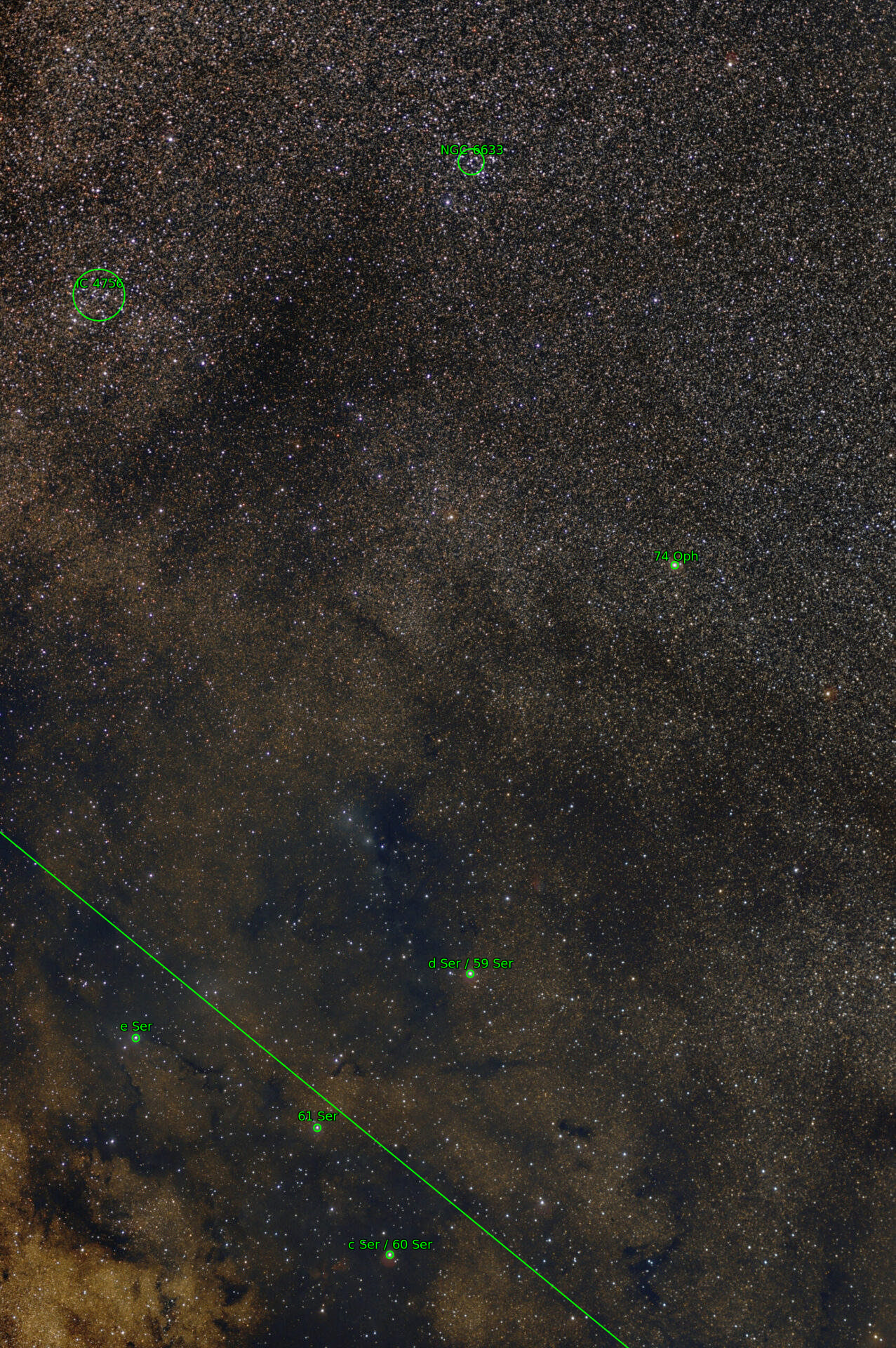 Sternkarten-Overlay (Astrometry.net)