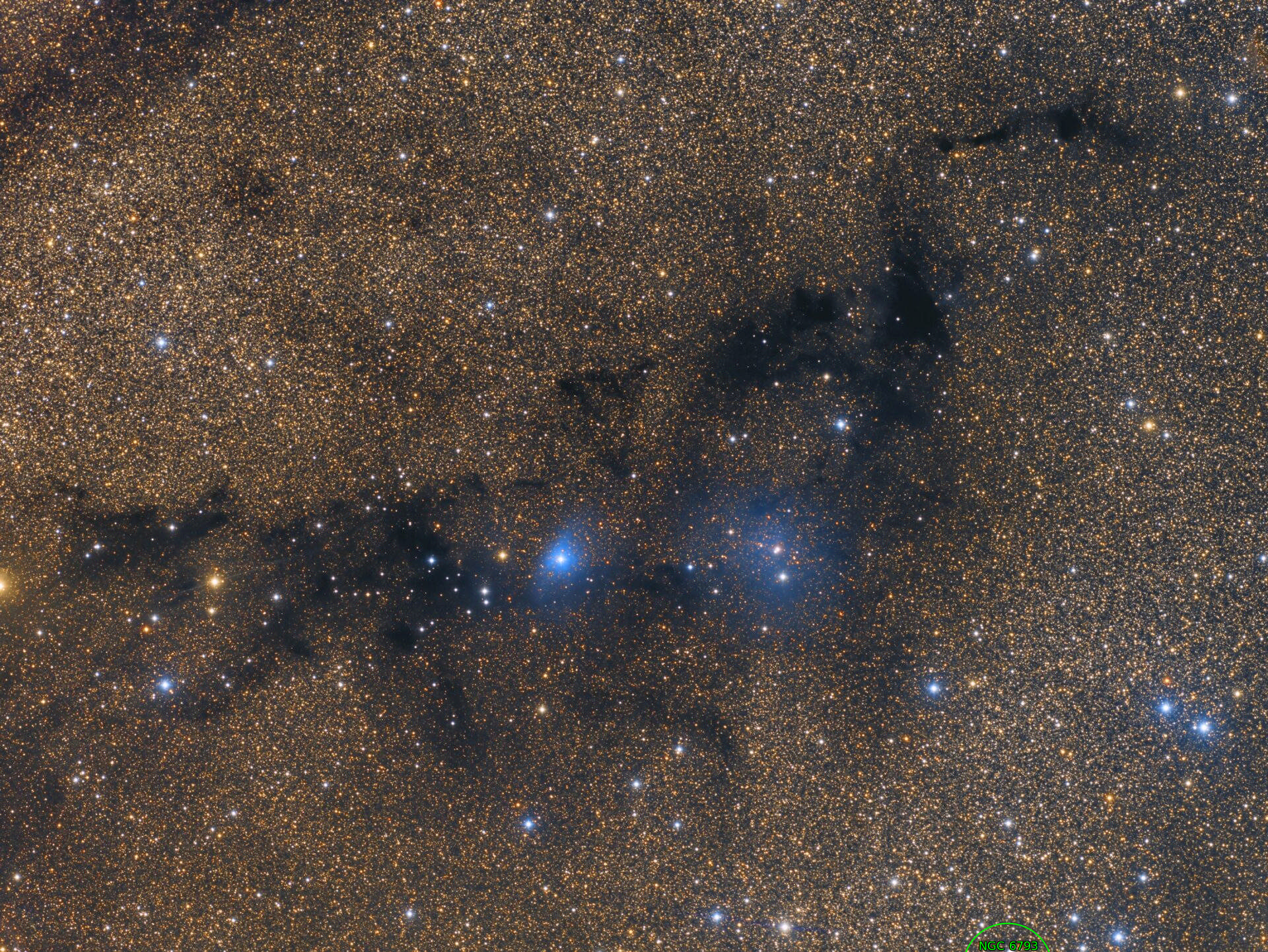 Sternkarten-Overlay (Astrometry.net)