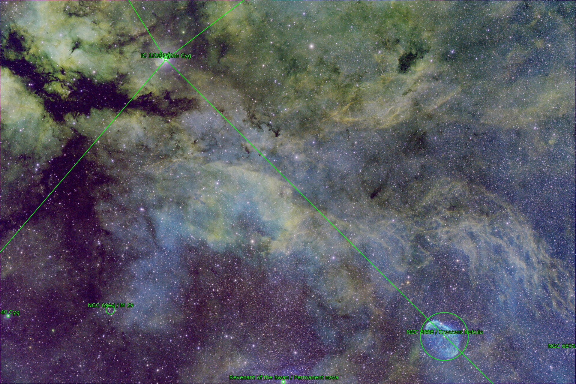 Sternkarten-Overlay (Astrometry.net)