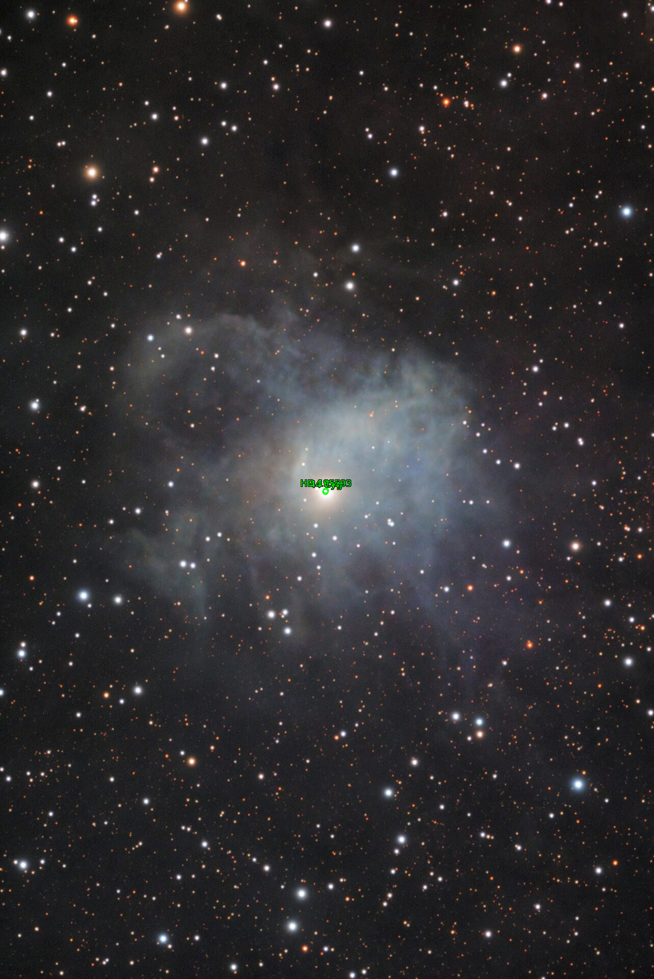 Sternkarten-Overlay (Astrometry.net)