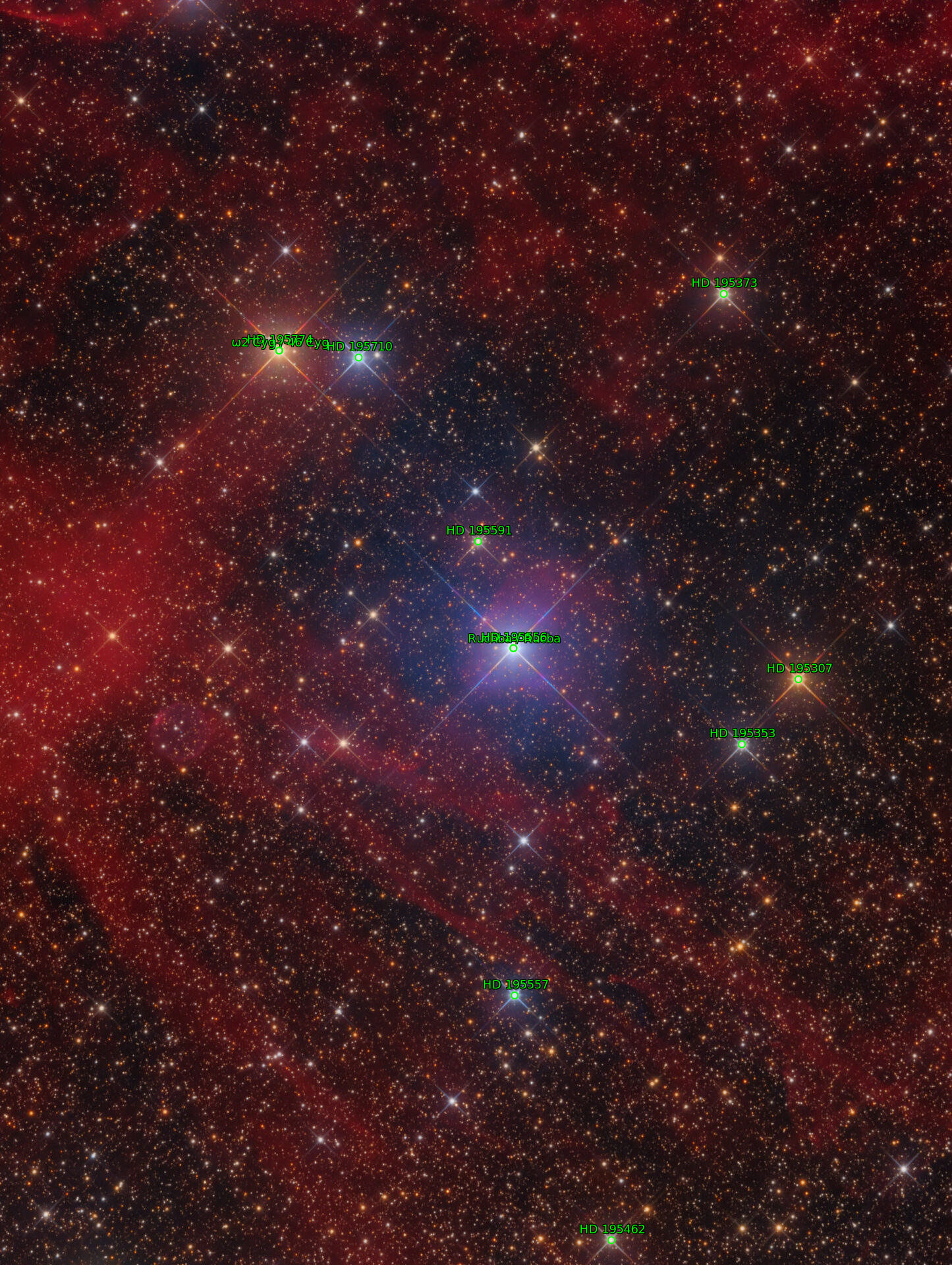 Sternkarten-Overlay (Astrometry.net)