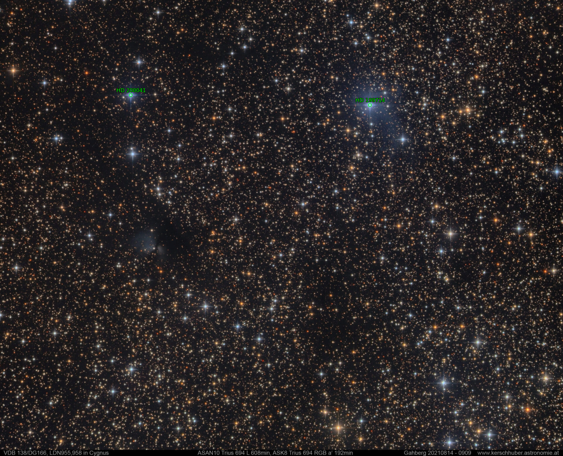 Sternkarten-Overlay (Astrometry.net)