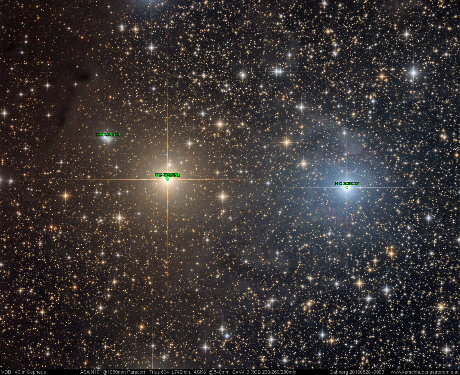 Sternkarten-Overlay (Astrometry.net)
