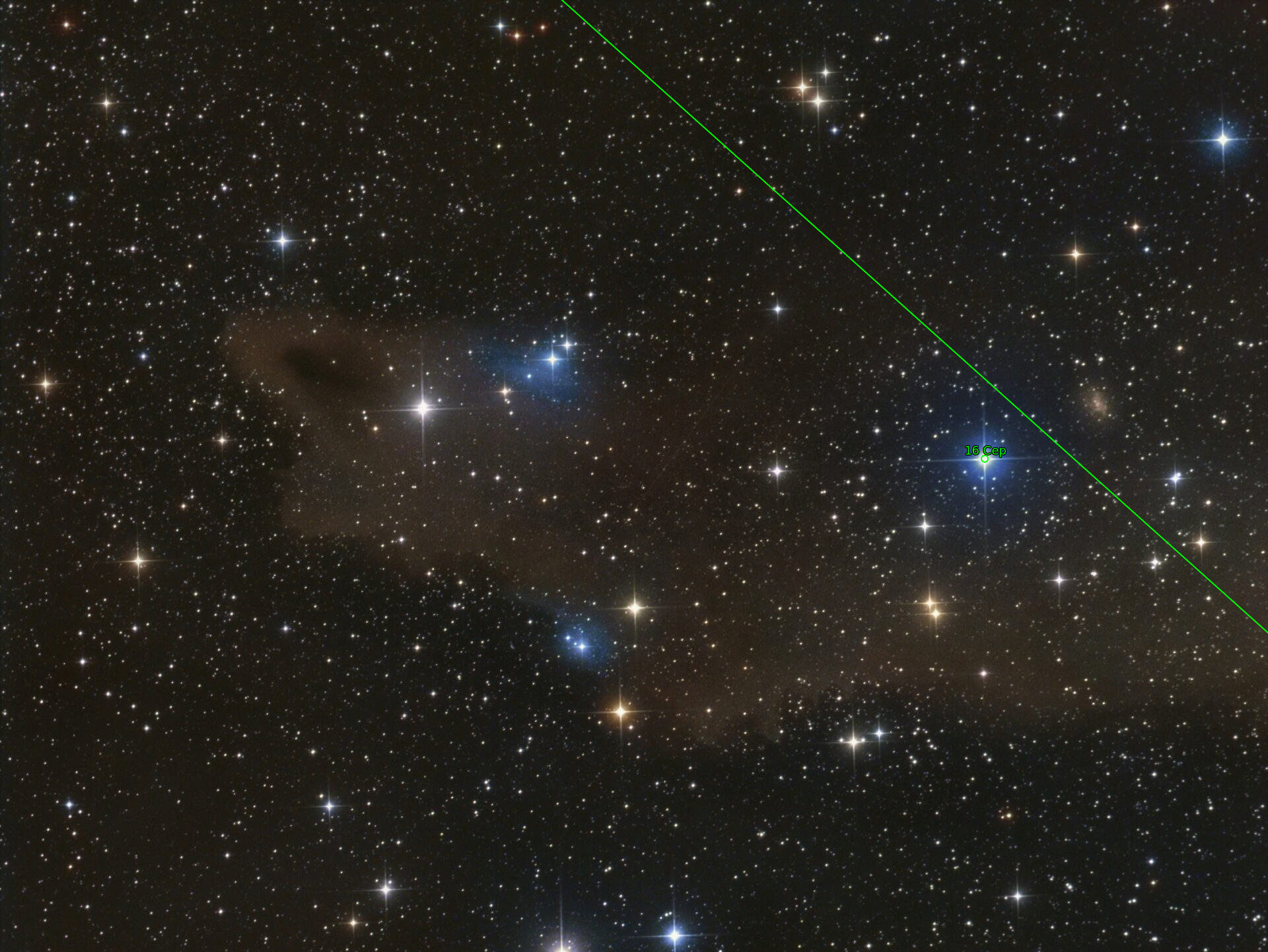 Sternkarten-Overlay (Astrometry.net)