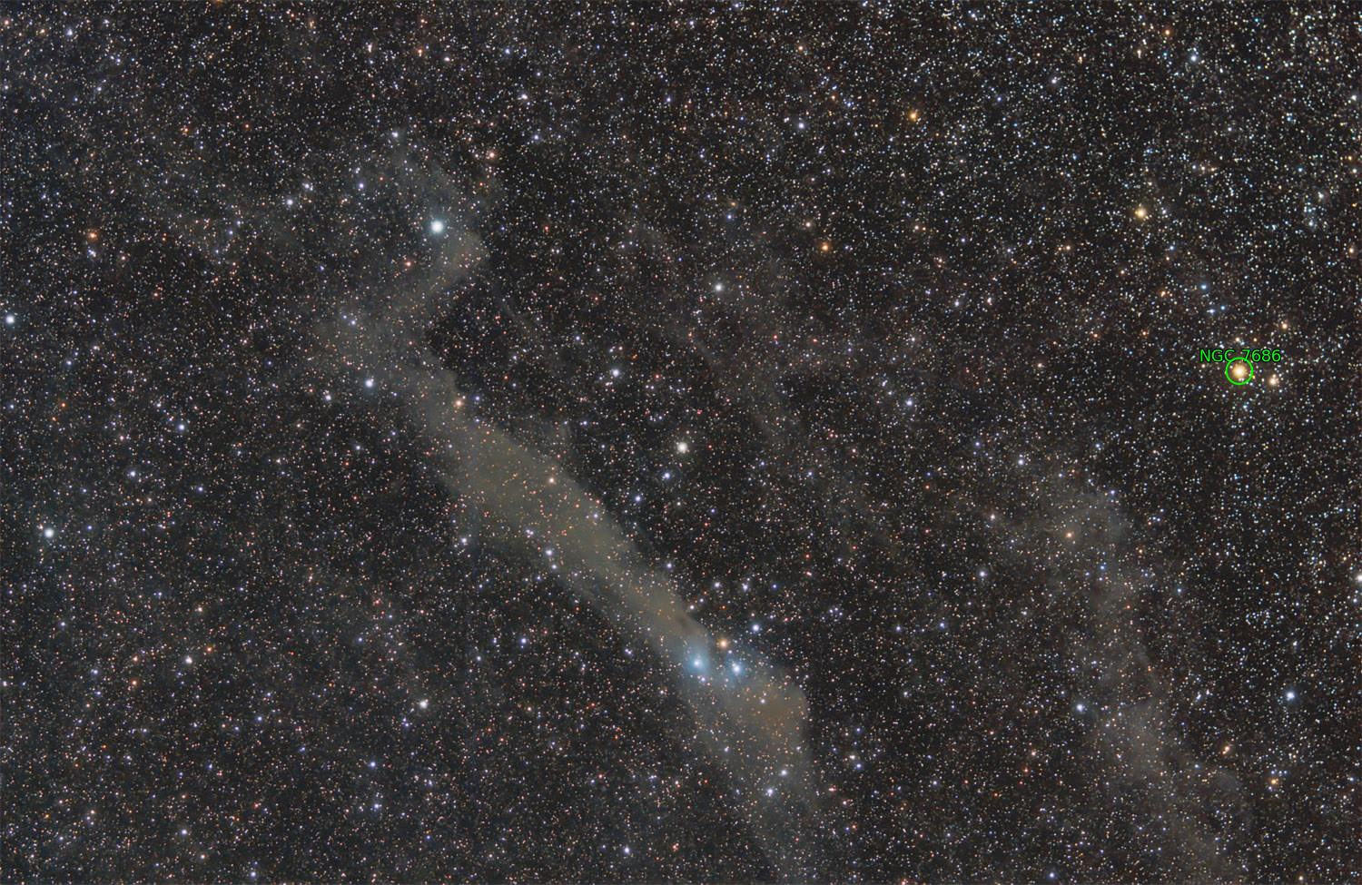 Sternkarten-Overlay (Astrometry.net)