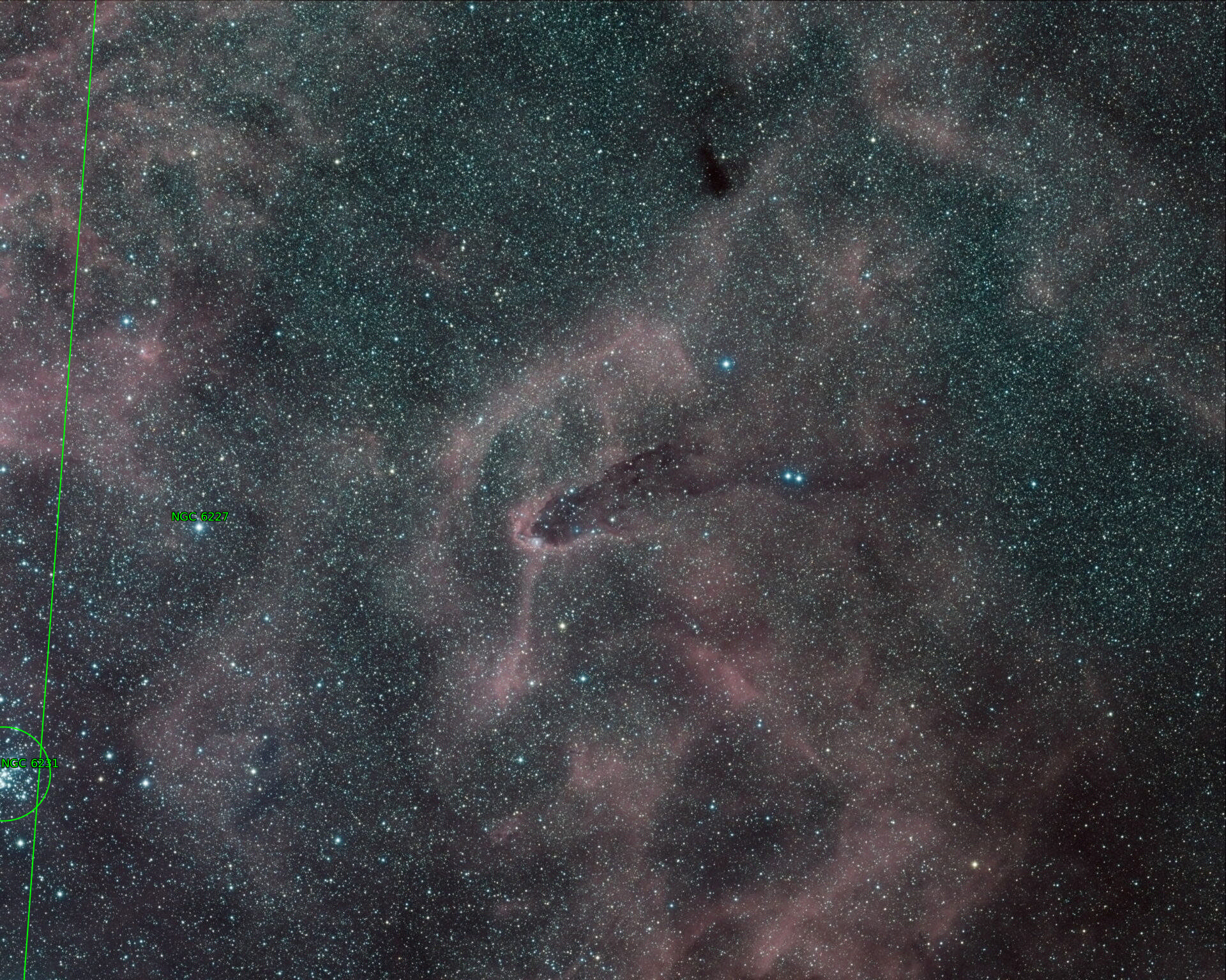 Sternkarten-Overlay (Astrometry.net)