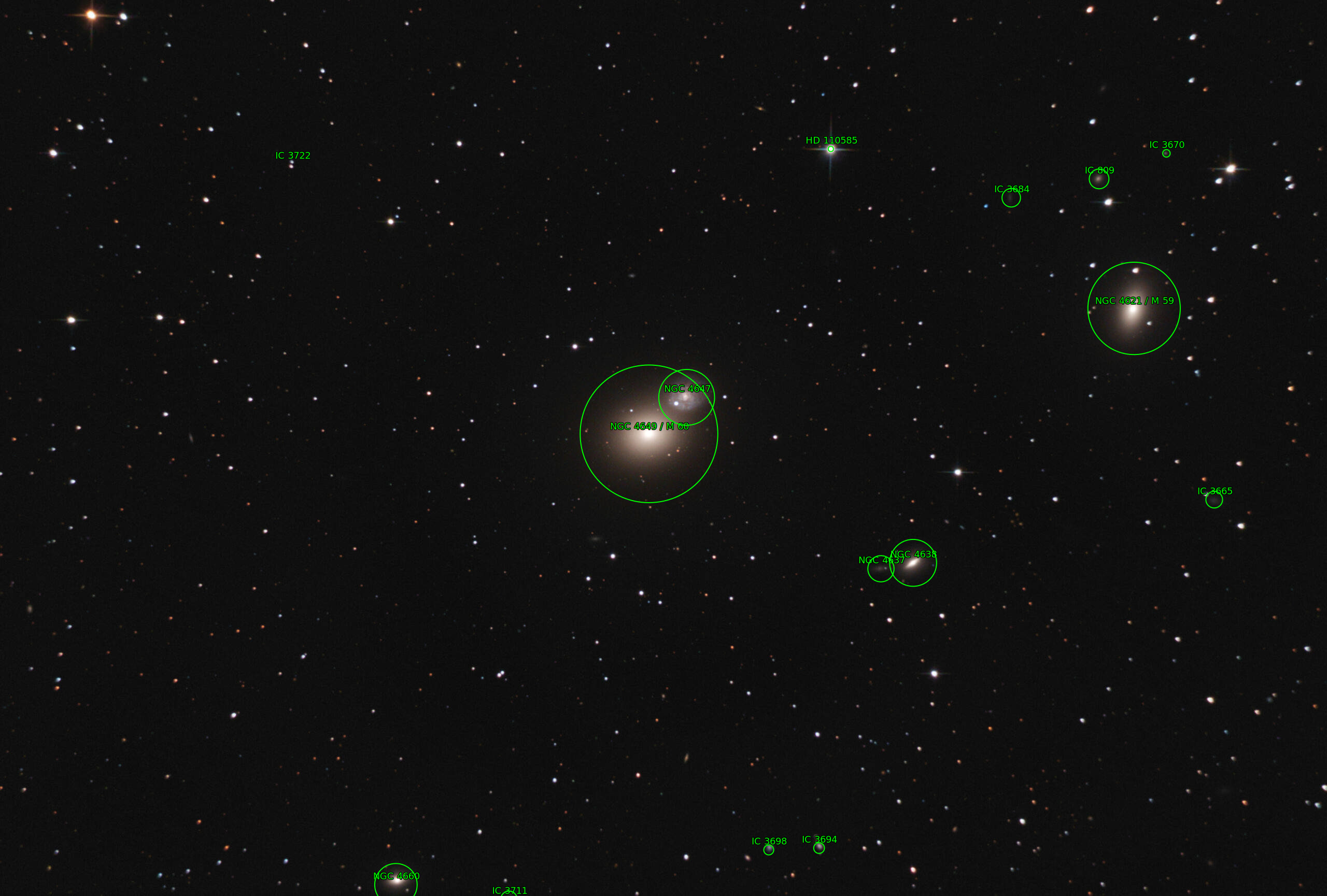 Sternkarten-Overlay (Astrometry.net)