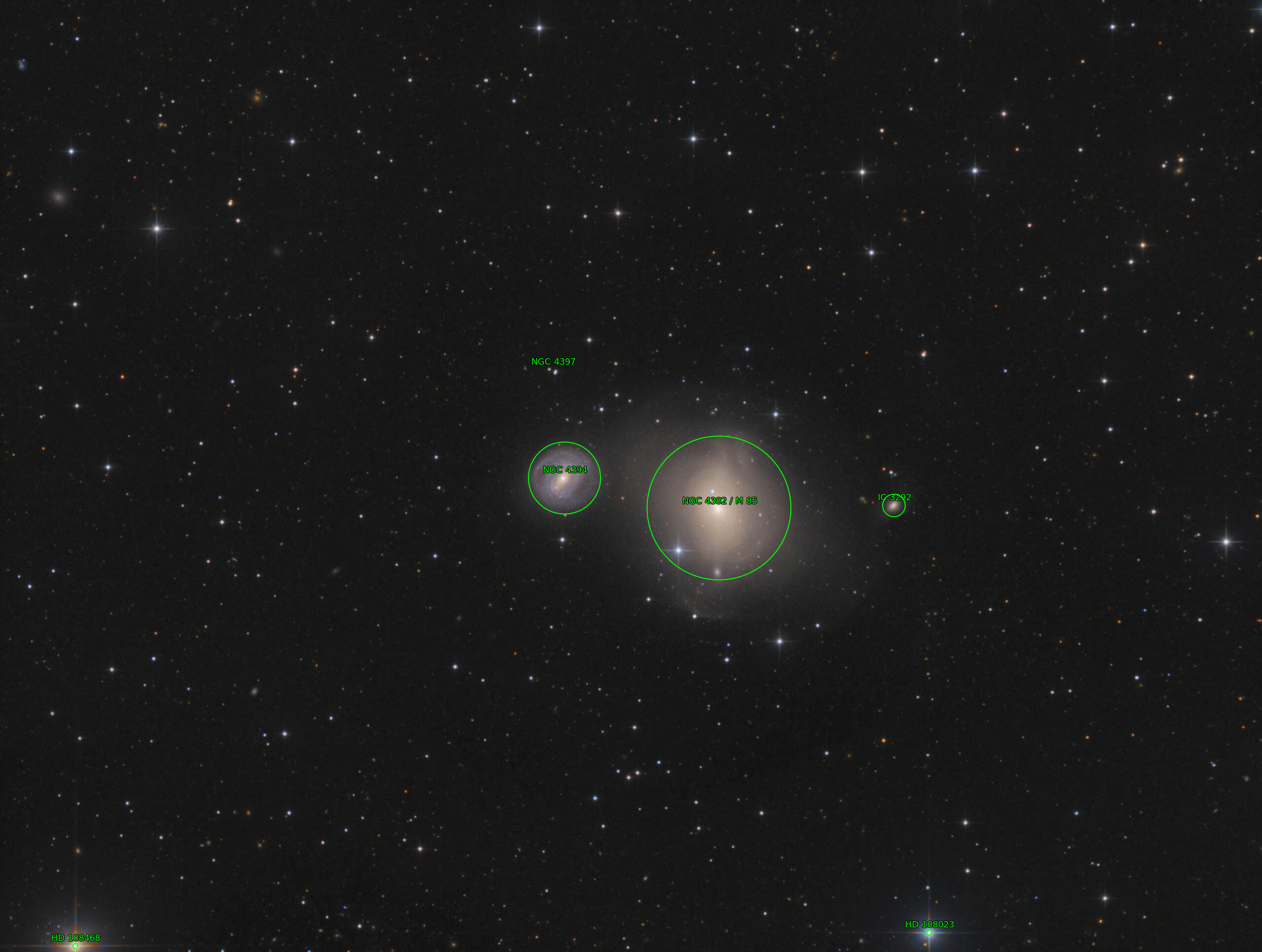 Sternkarten-Overlay (Astrometry.net)
