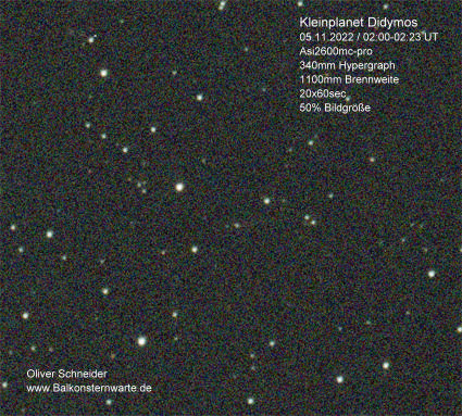 Sternkarten-Overlay (Astrometry.net)