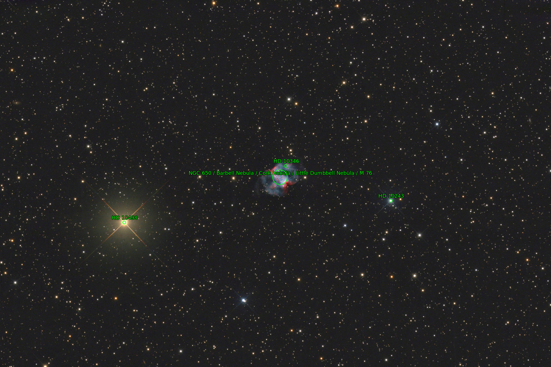 Sternkarten-Overlay (Astrometry.net)