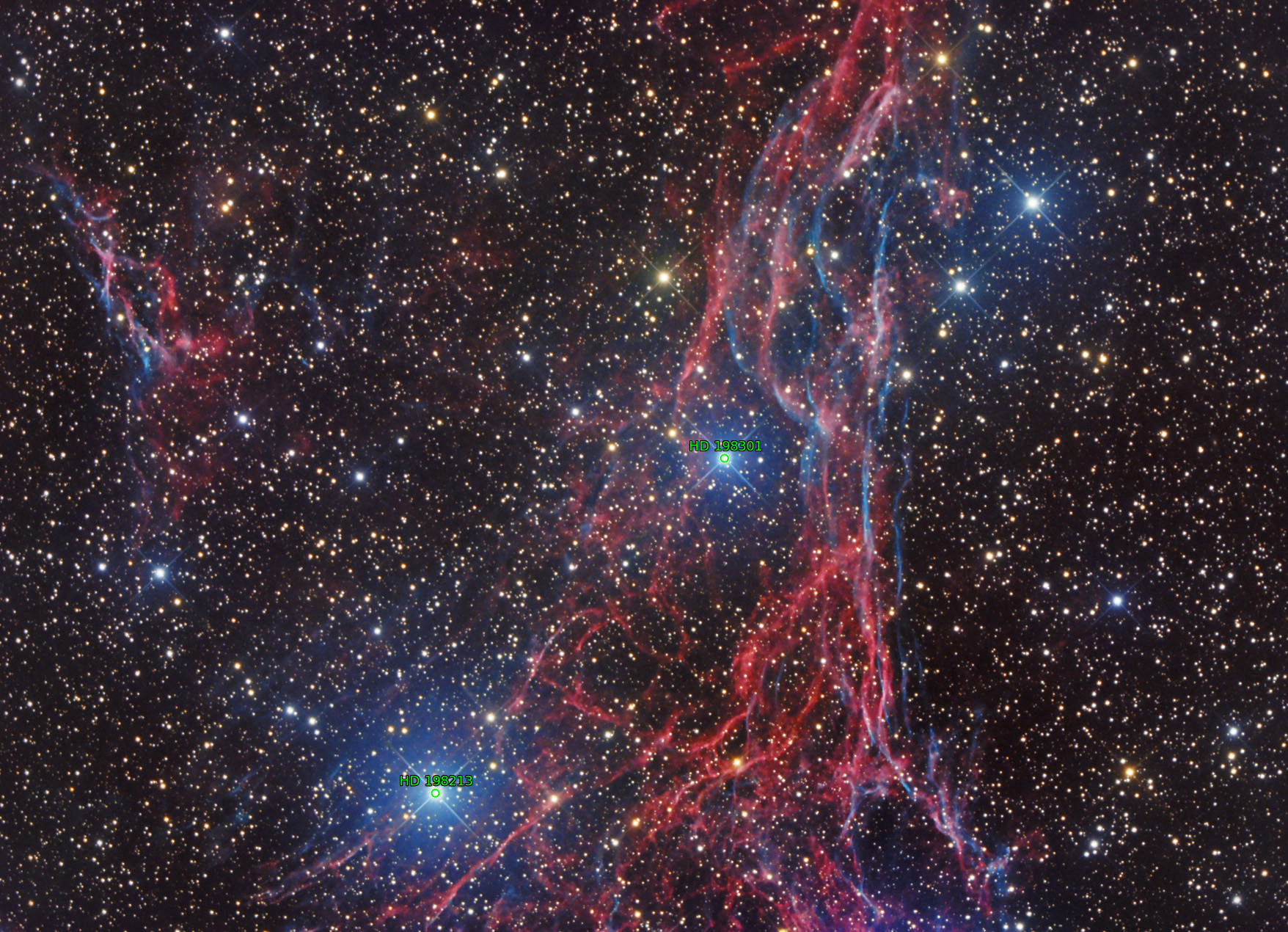 Sternkarten-Overlay (Astrometry.net)
