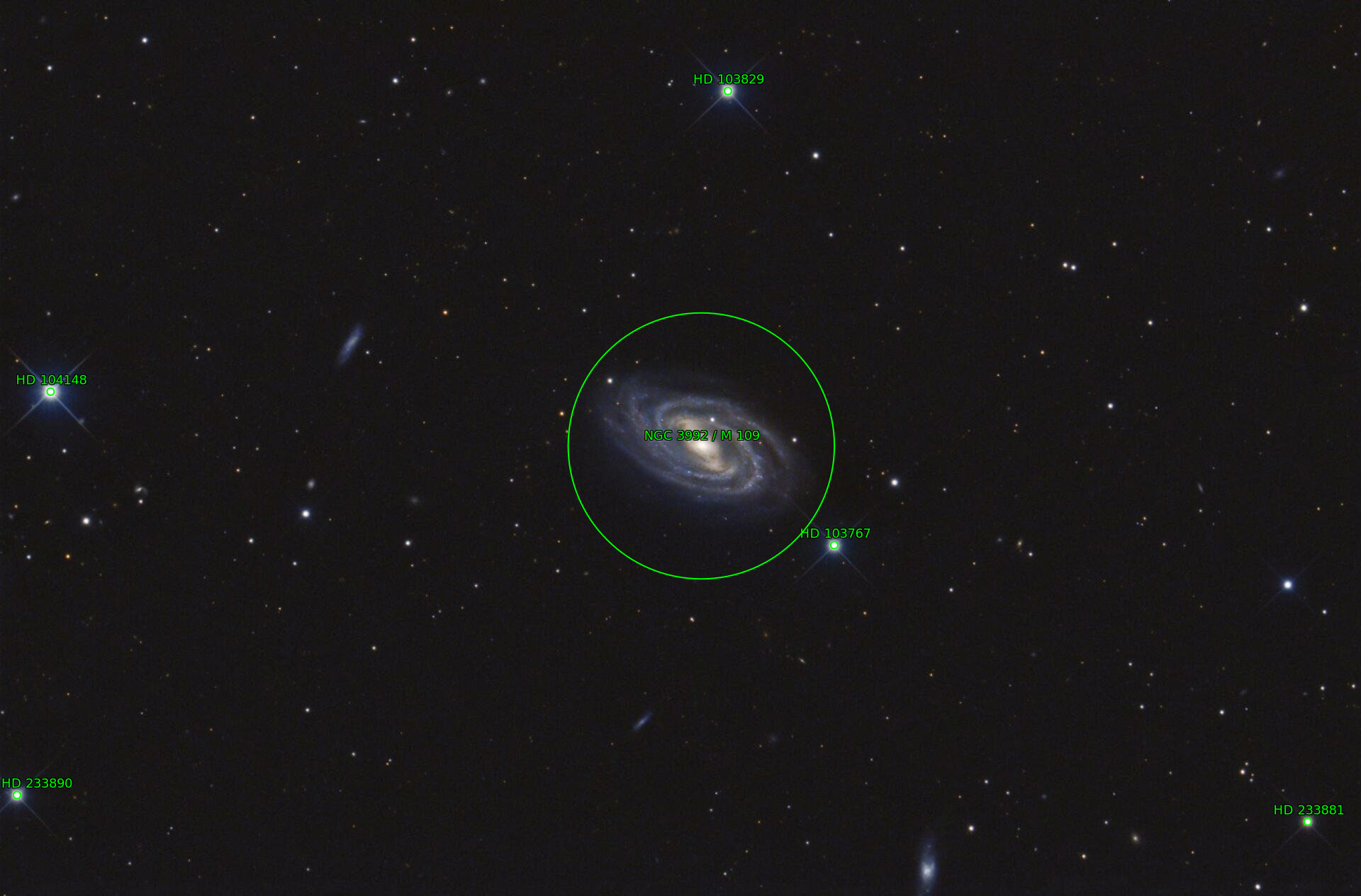 Sternkarten-Overlay (Astrometry.net)
