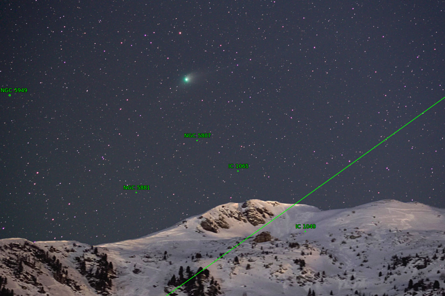Sternkarten-Overlay (Astrometry.net)