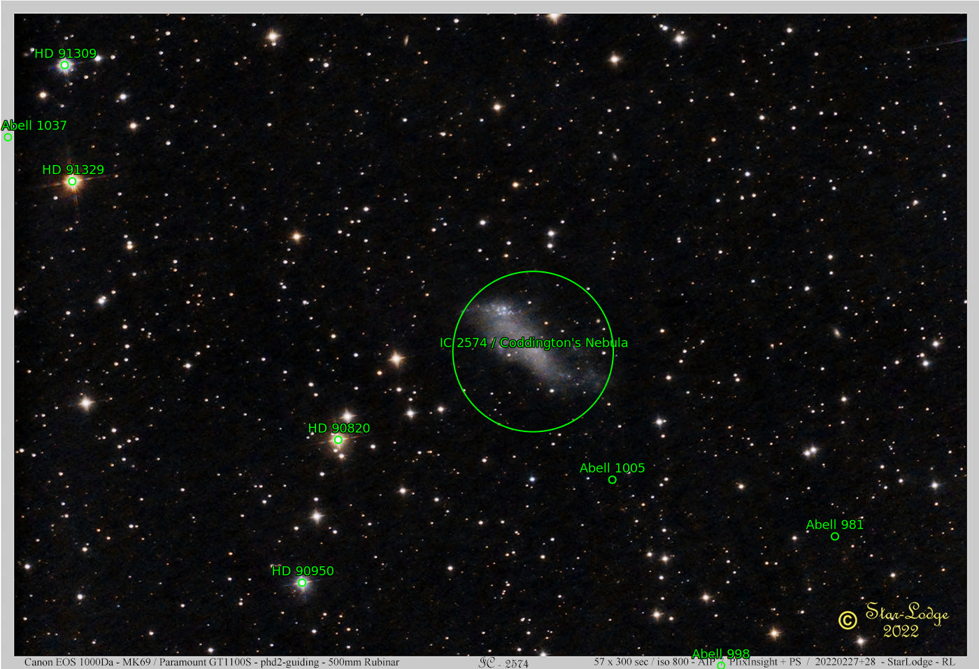Sternkarten-Overlay (Astrometry.net)
