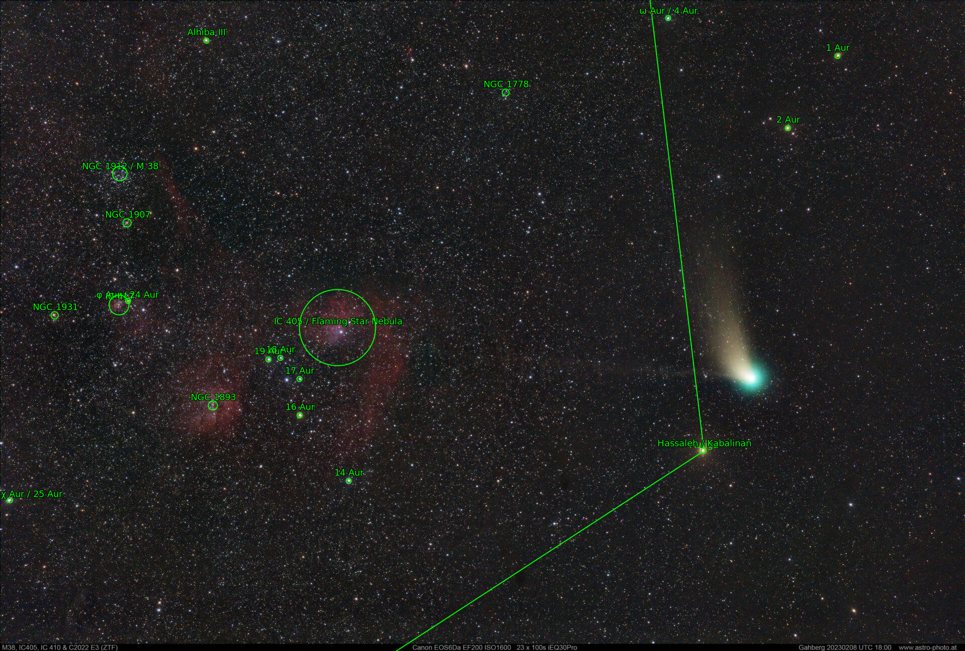 Sternkarten-Overlay (Astrometry.net)
