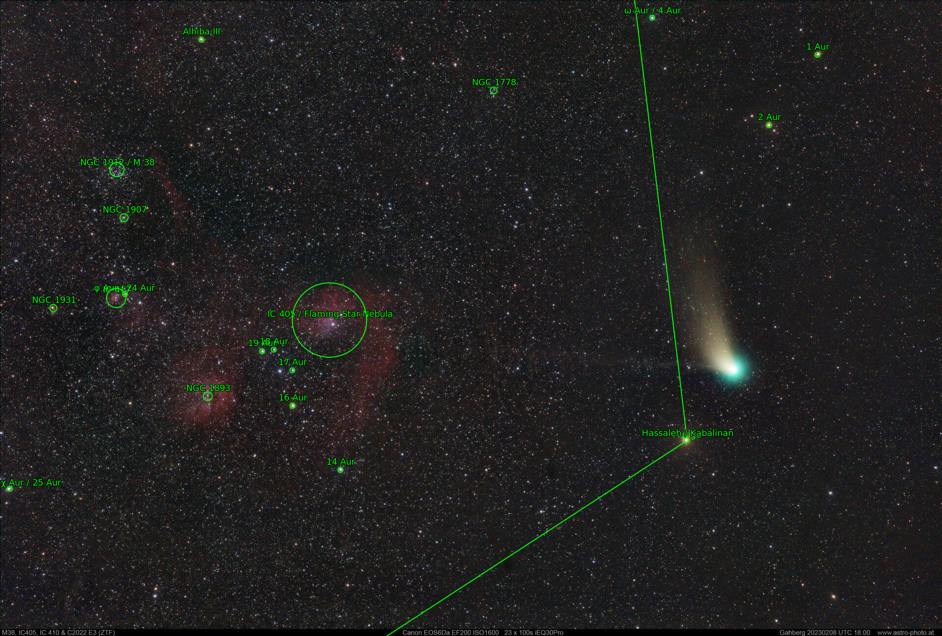Sternkarten-Overlay (Astrometry.net)