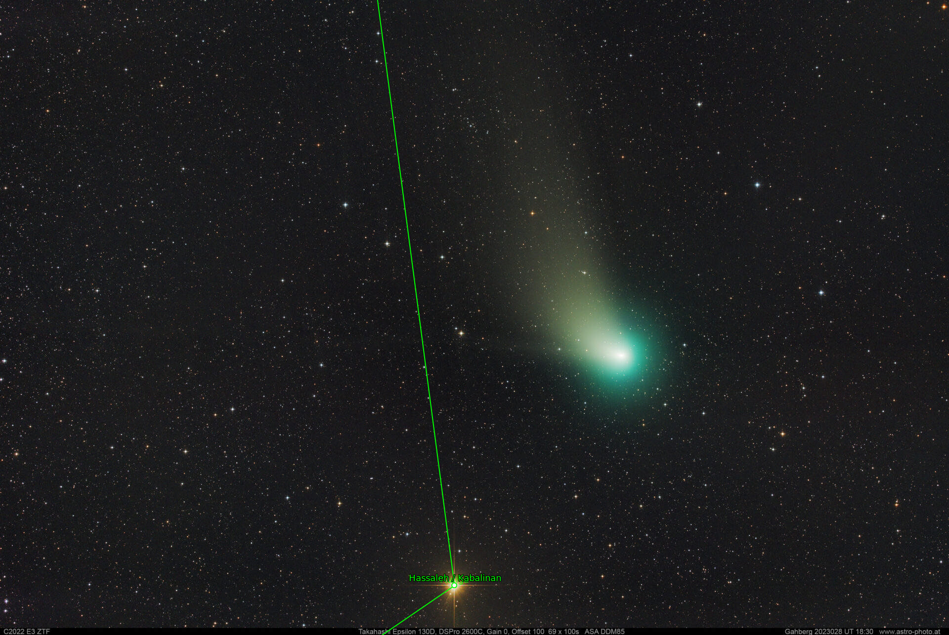 Sternkarten-Overlay (Astrometry.net)