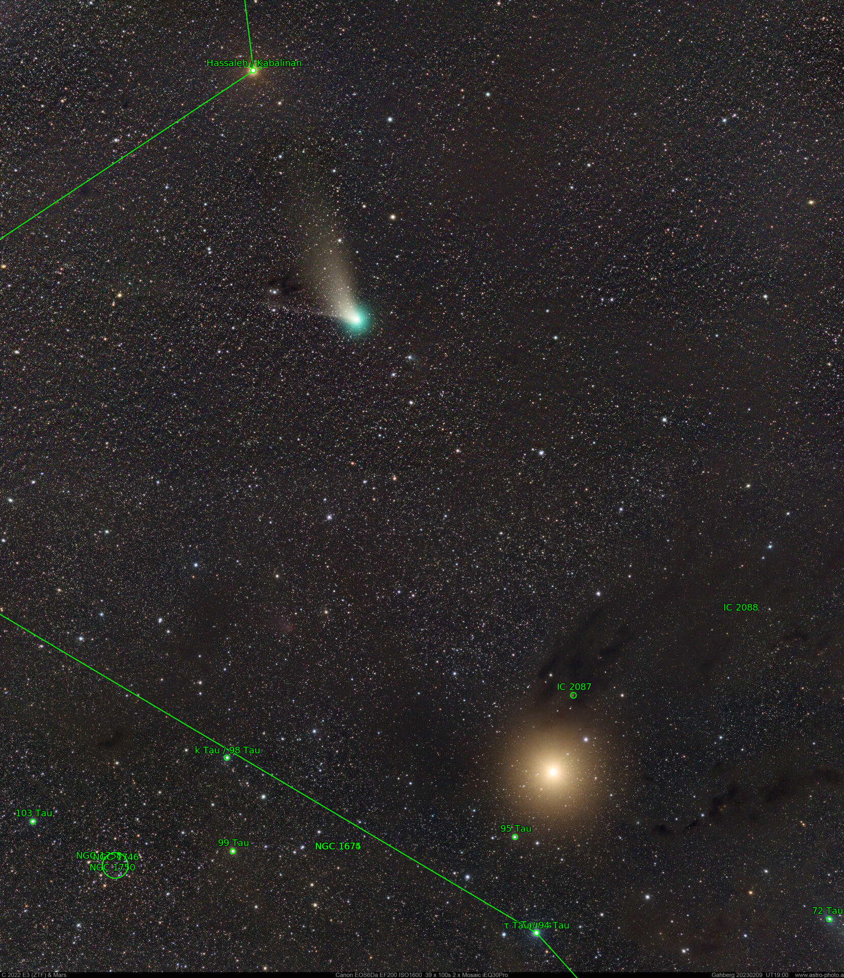 Sternkarten-Overlay (Astrometry.net)