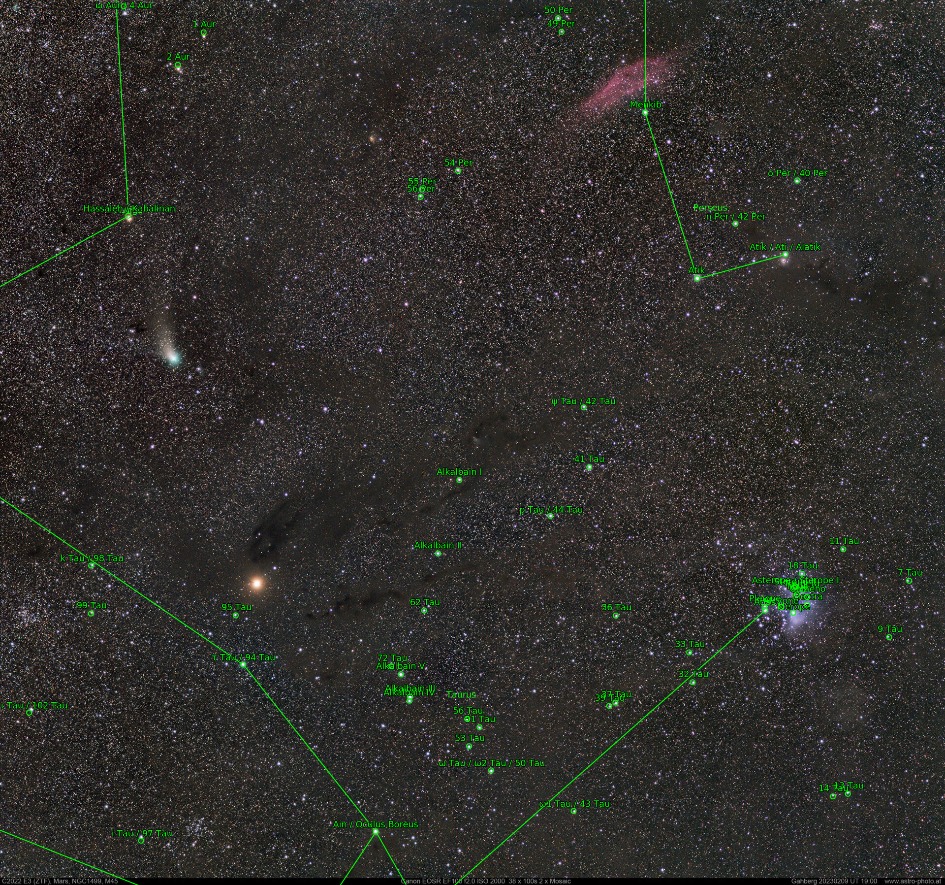 Sternkarten-Overlay (Astrometry.net)