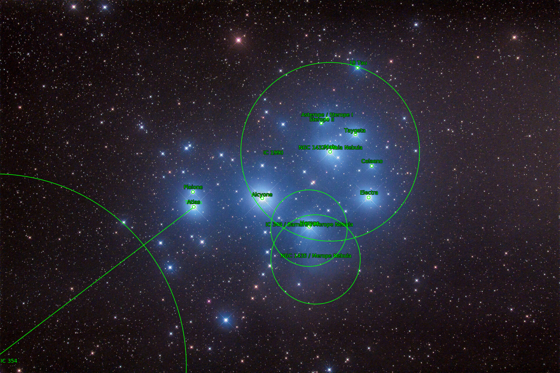 Sternkarten-Overlay (Astrometry.net)