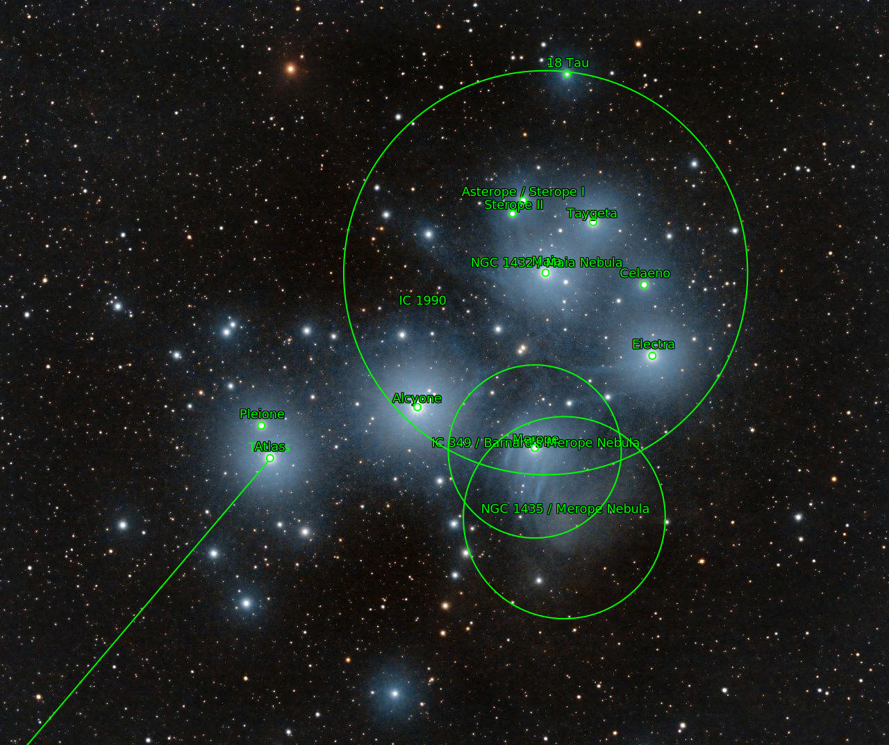 Sternkarten-Overlay (Astrometry.net)