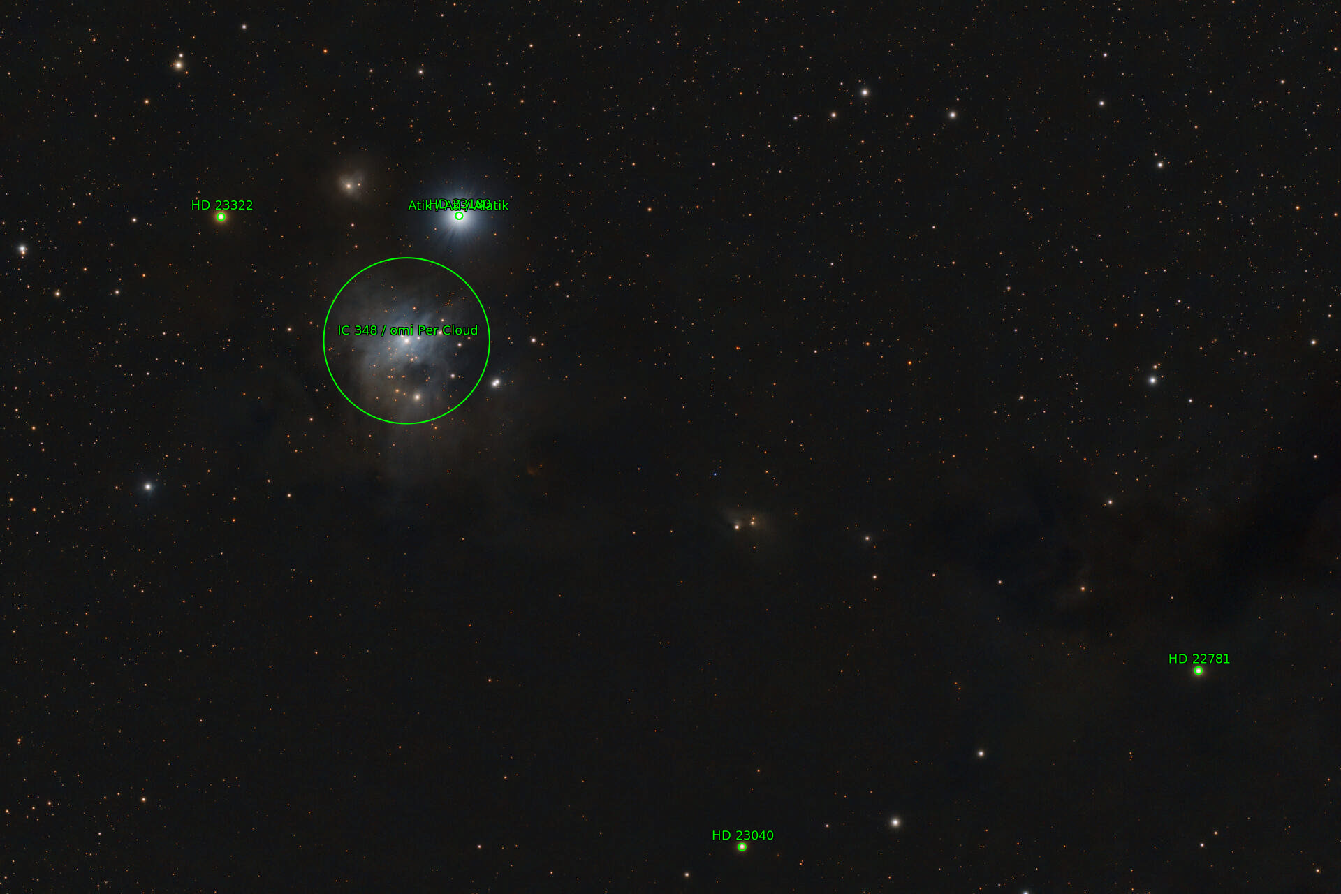 Sternkarten-Overlay (Astrometry.net)