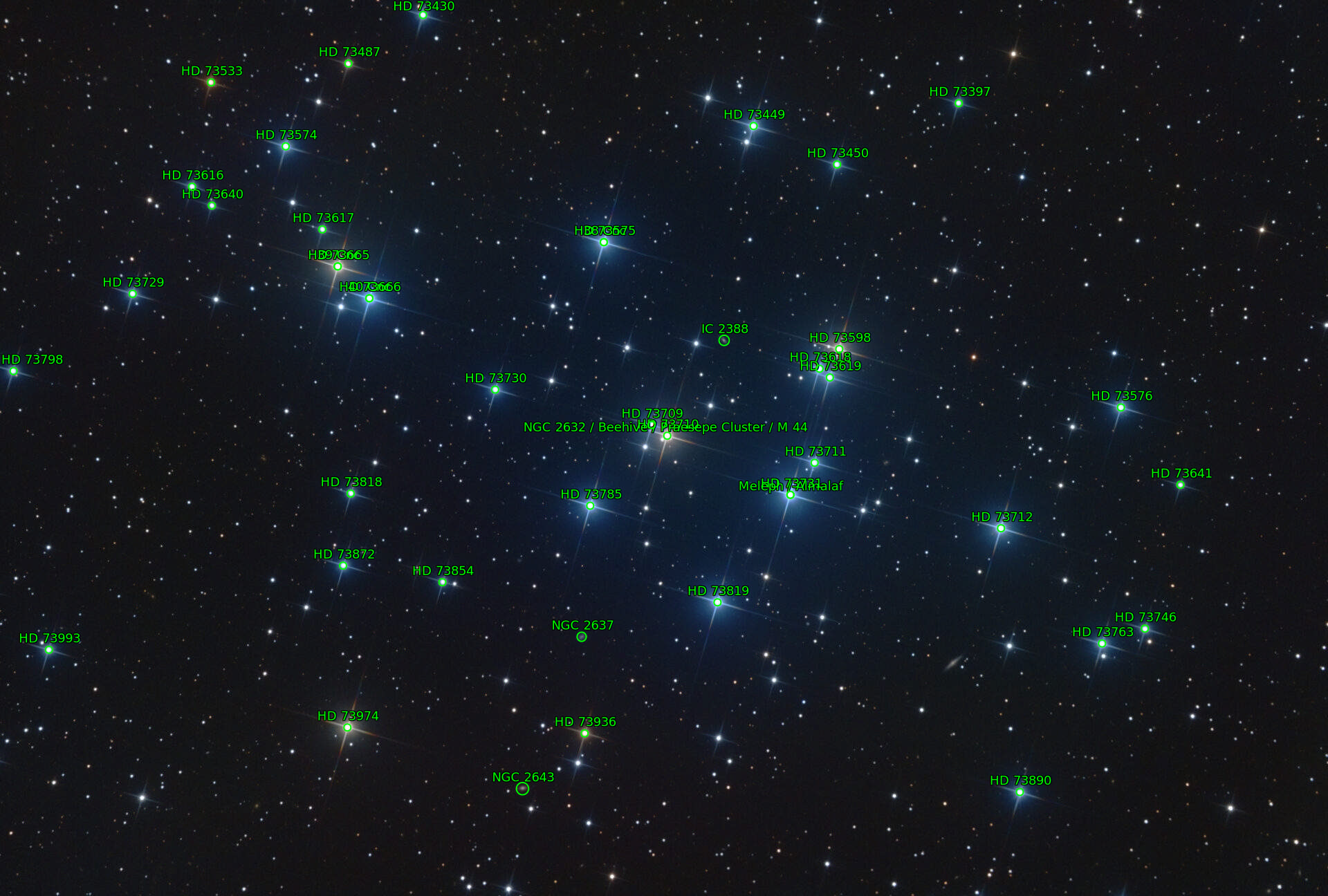 Sternkarten-Overlay (Astrometry.net)