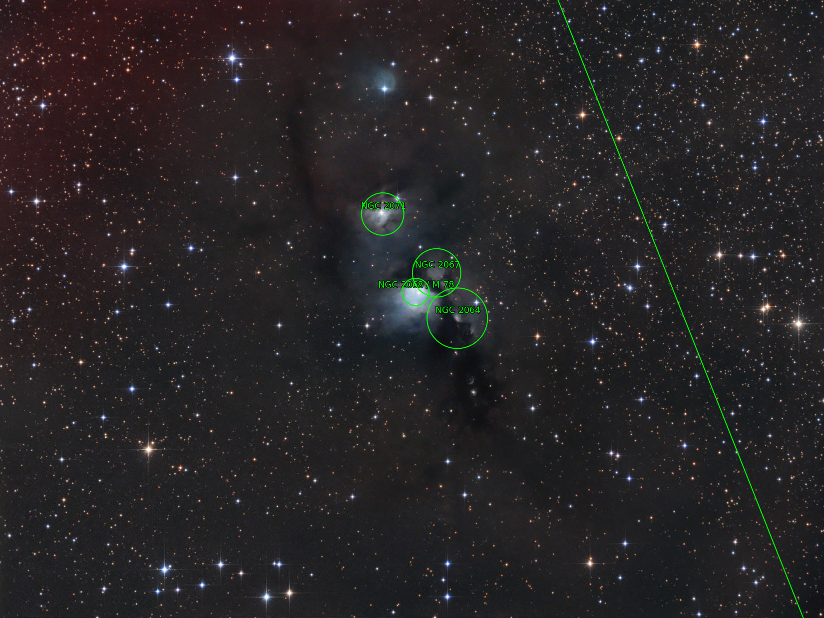 Sternkarten-Overlay (Astrometry.net)
