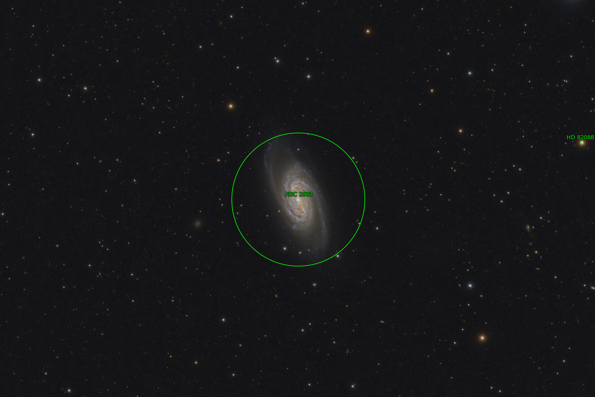 Sternkarten-Overlay (Astrometry.net)