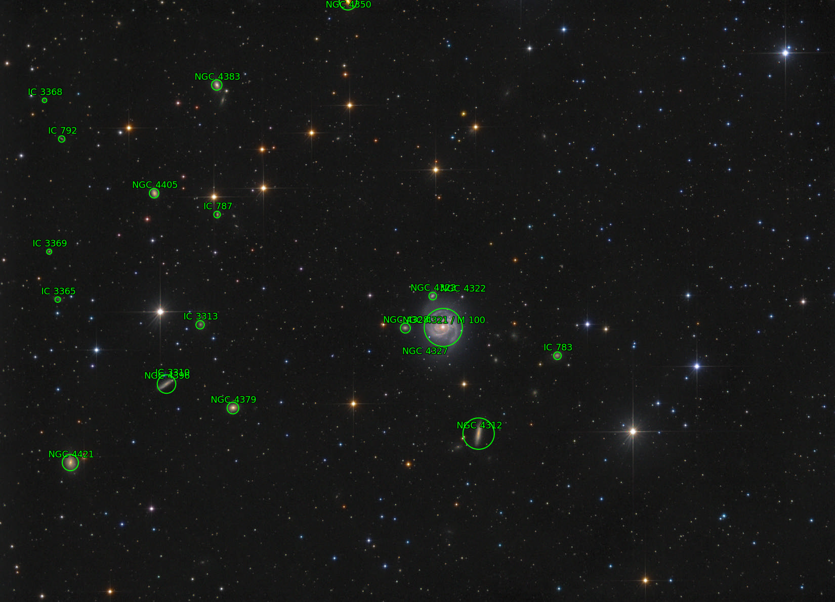 Sternkarten-Overlay (Astrometry.net)