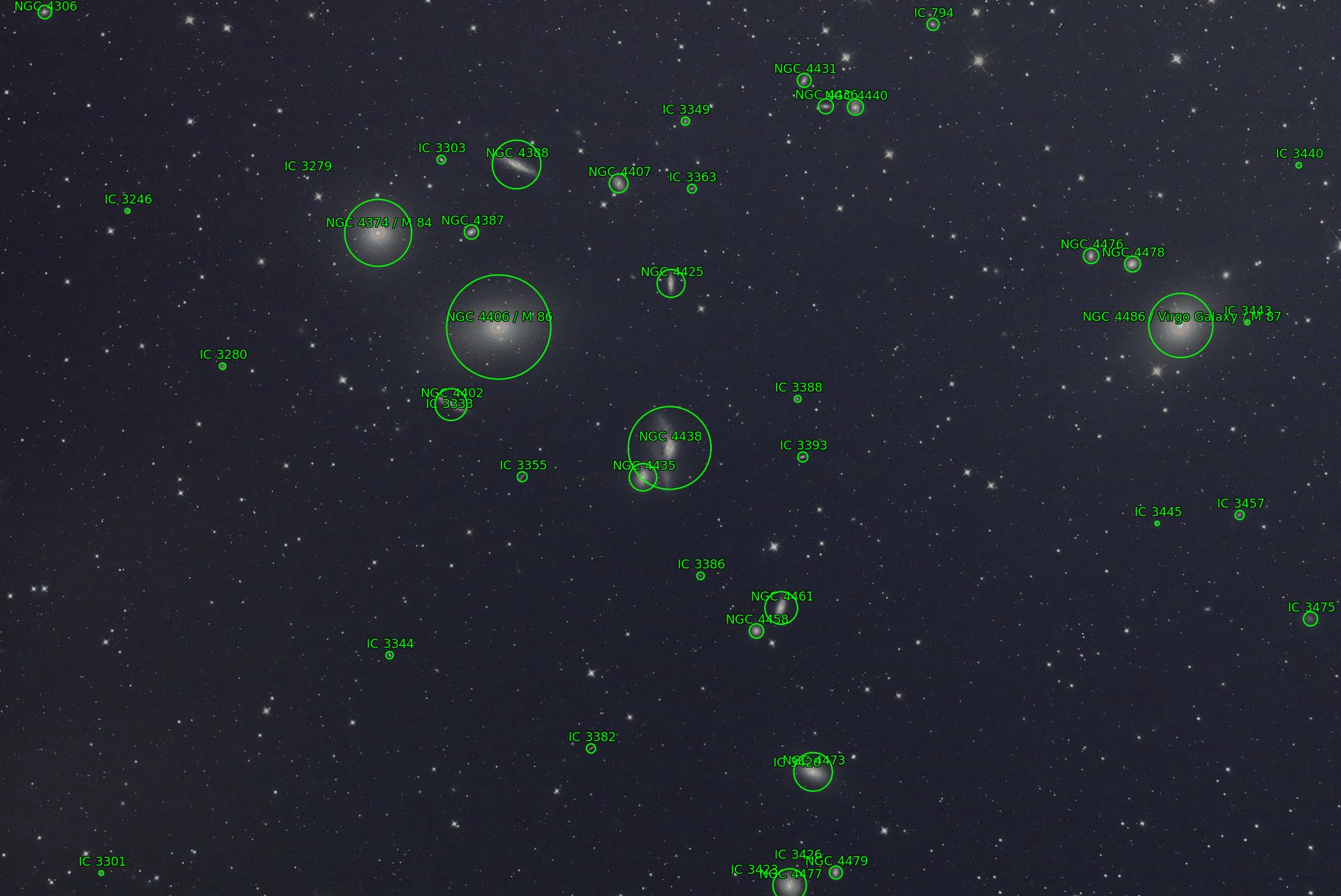 Sternkarten-Overlay (Astrometry.net)