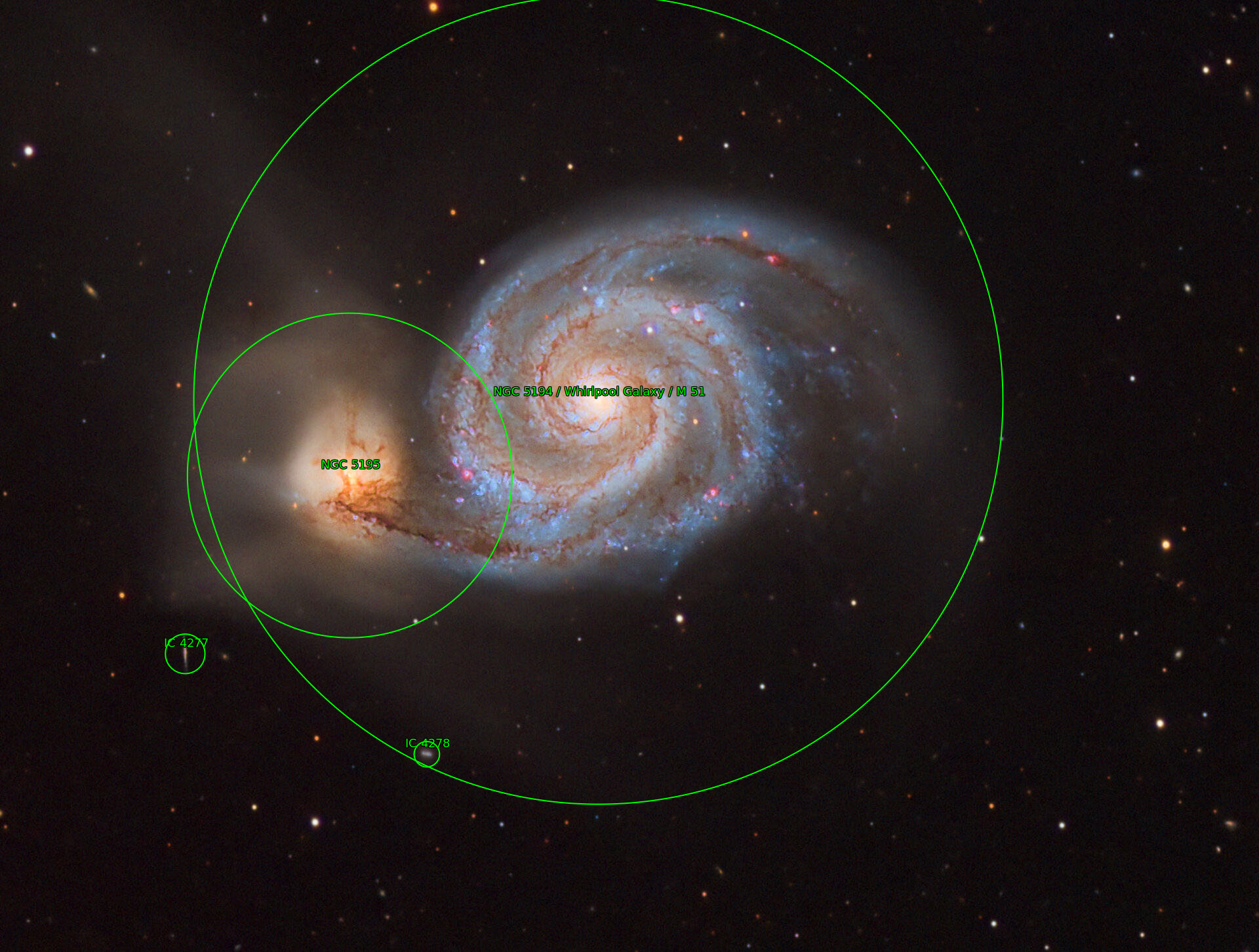 Sternkarten-Overlay (Astrometry.net)