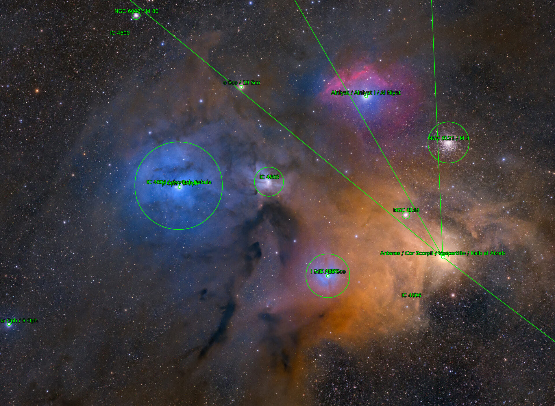 Sternkarten-Overlay (Astrometry.net)