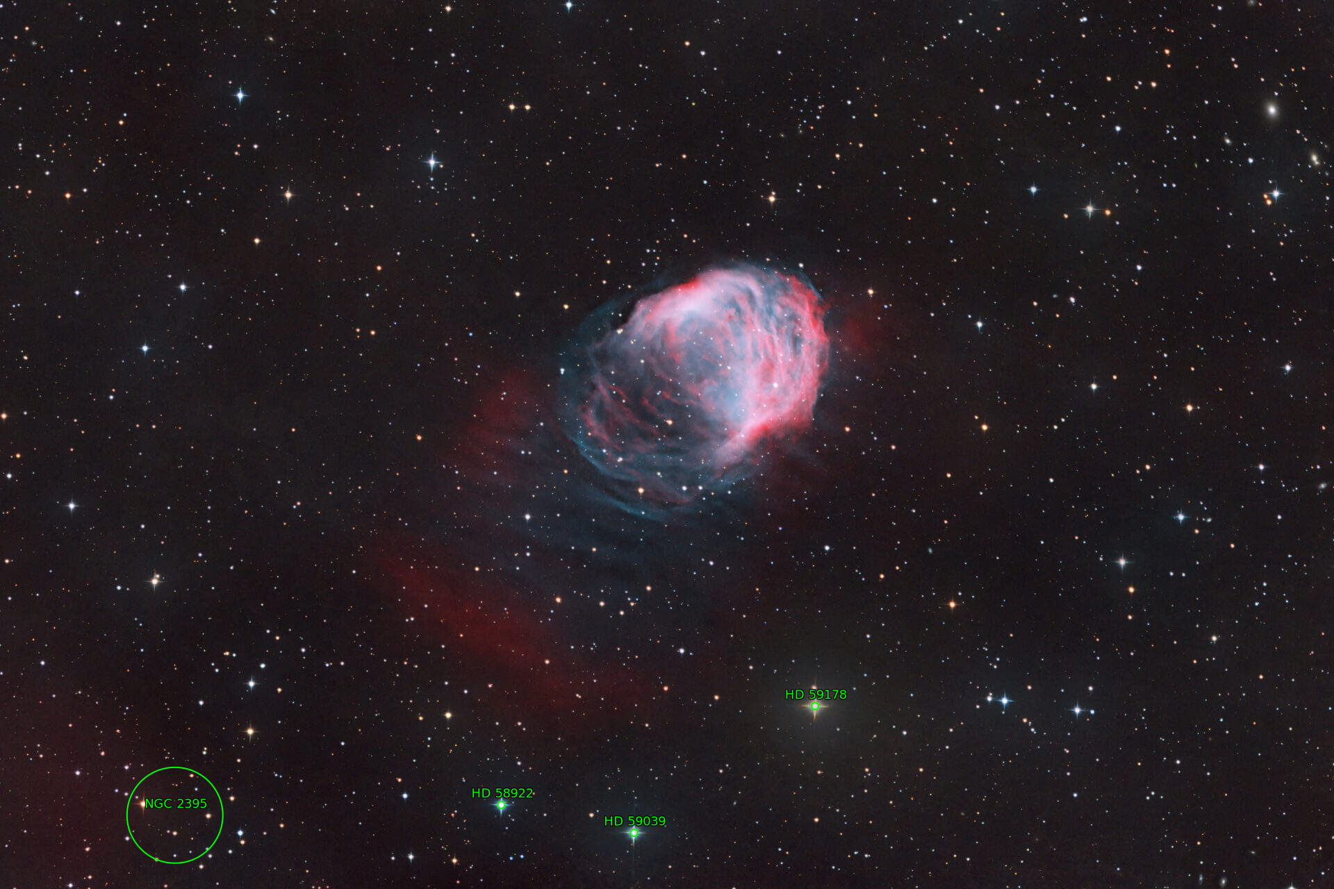 Sternkarten-Overlay (Astrometry.net)