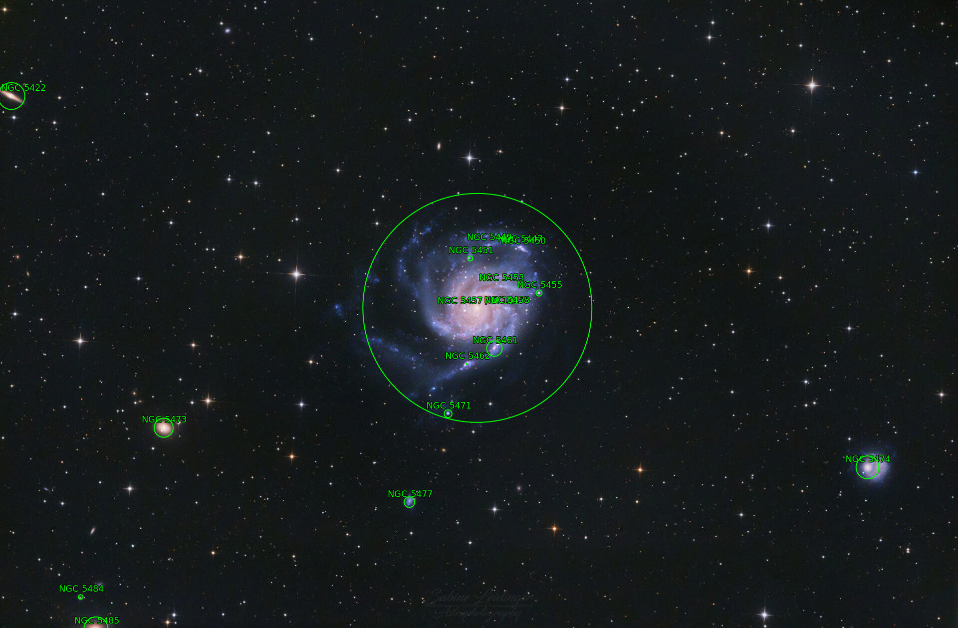 Sternkarten-Overlay (Astrometry.net)