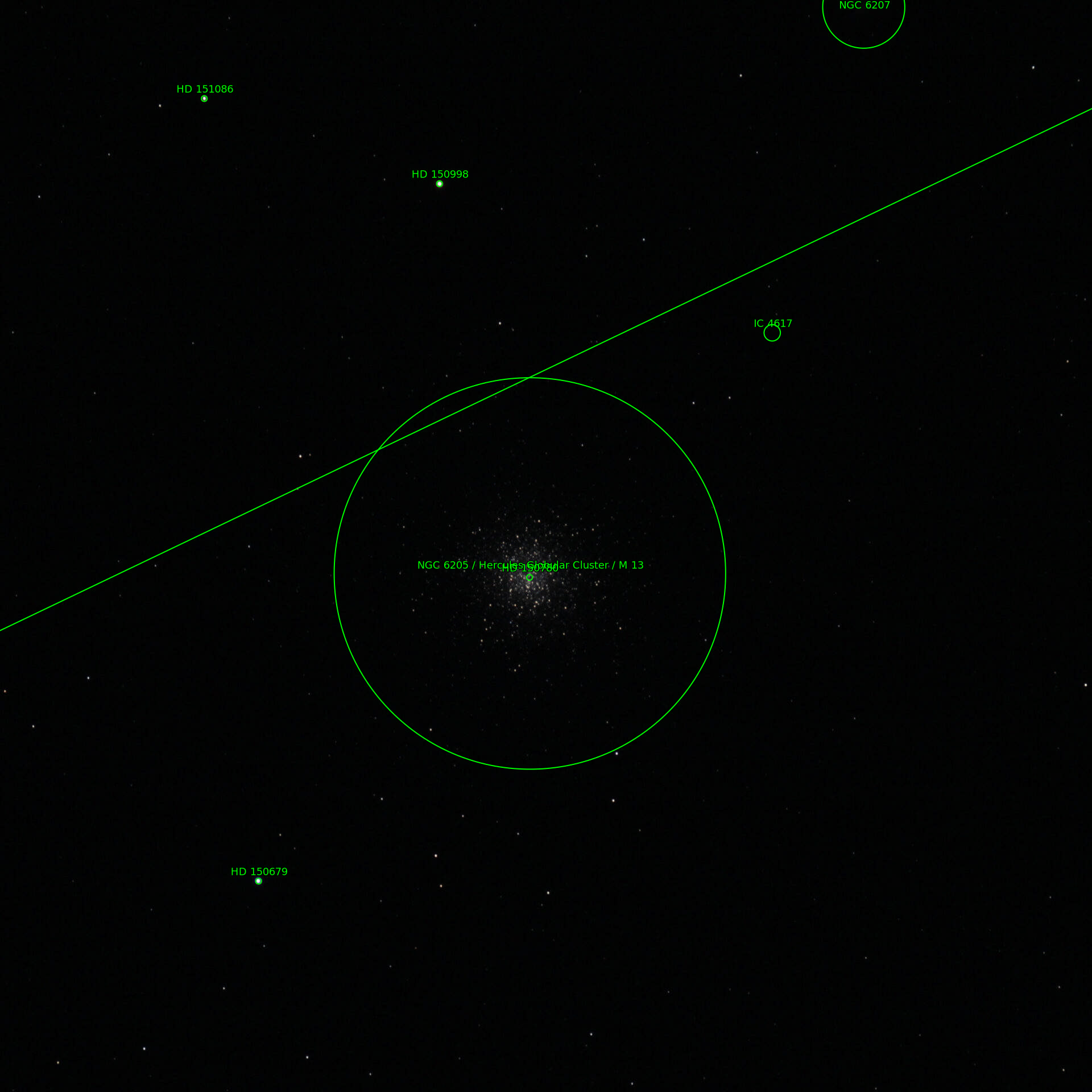 Sternkarten-Overlay (Astrometry.net)