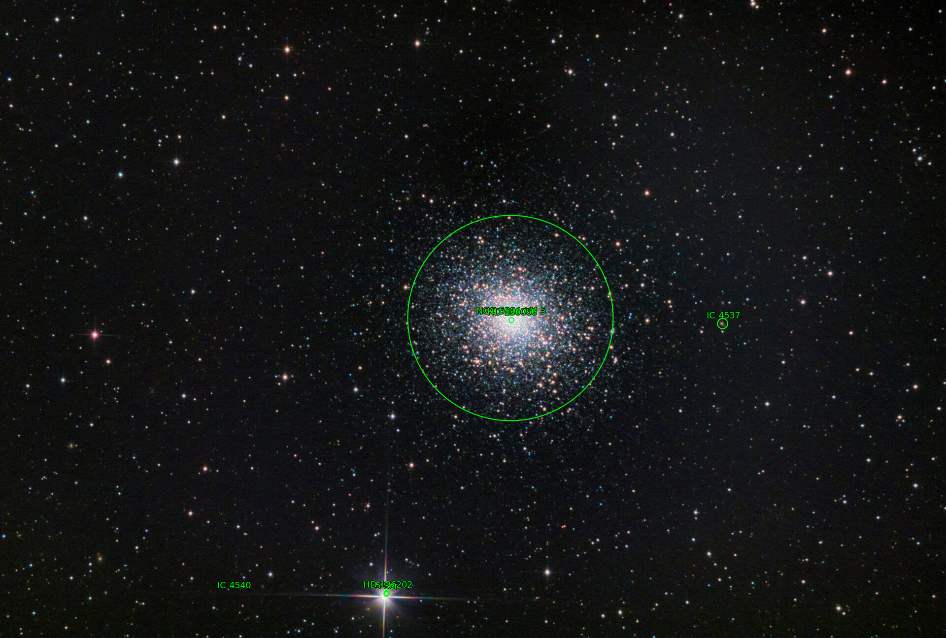 Sternkarten-Overlay (Astrometry.net)